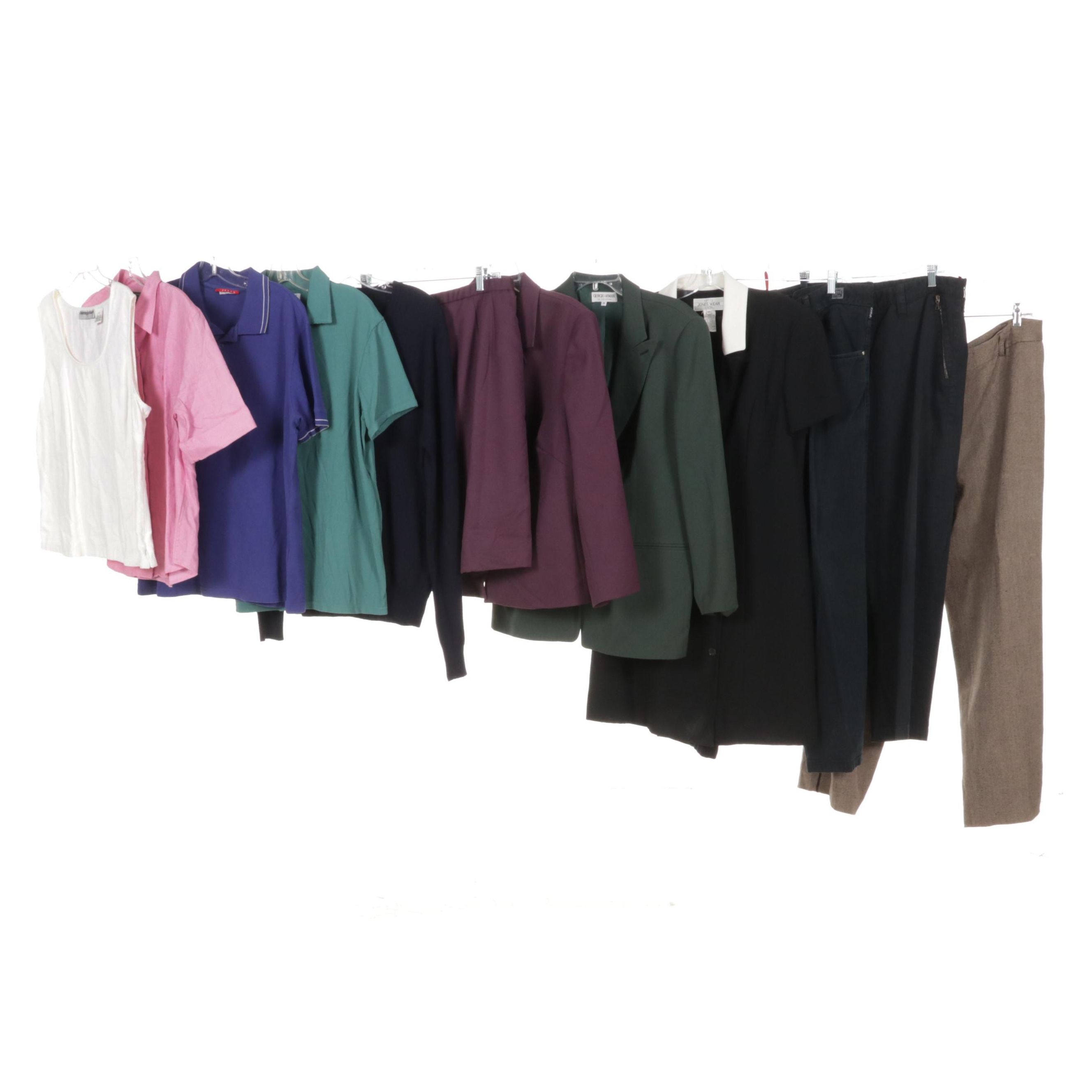 Prada, Versace, Giorgio Armani, Pendleton, Bloomingdale's, and More Separates