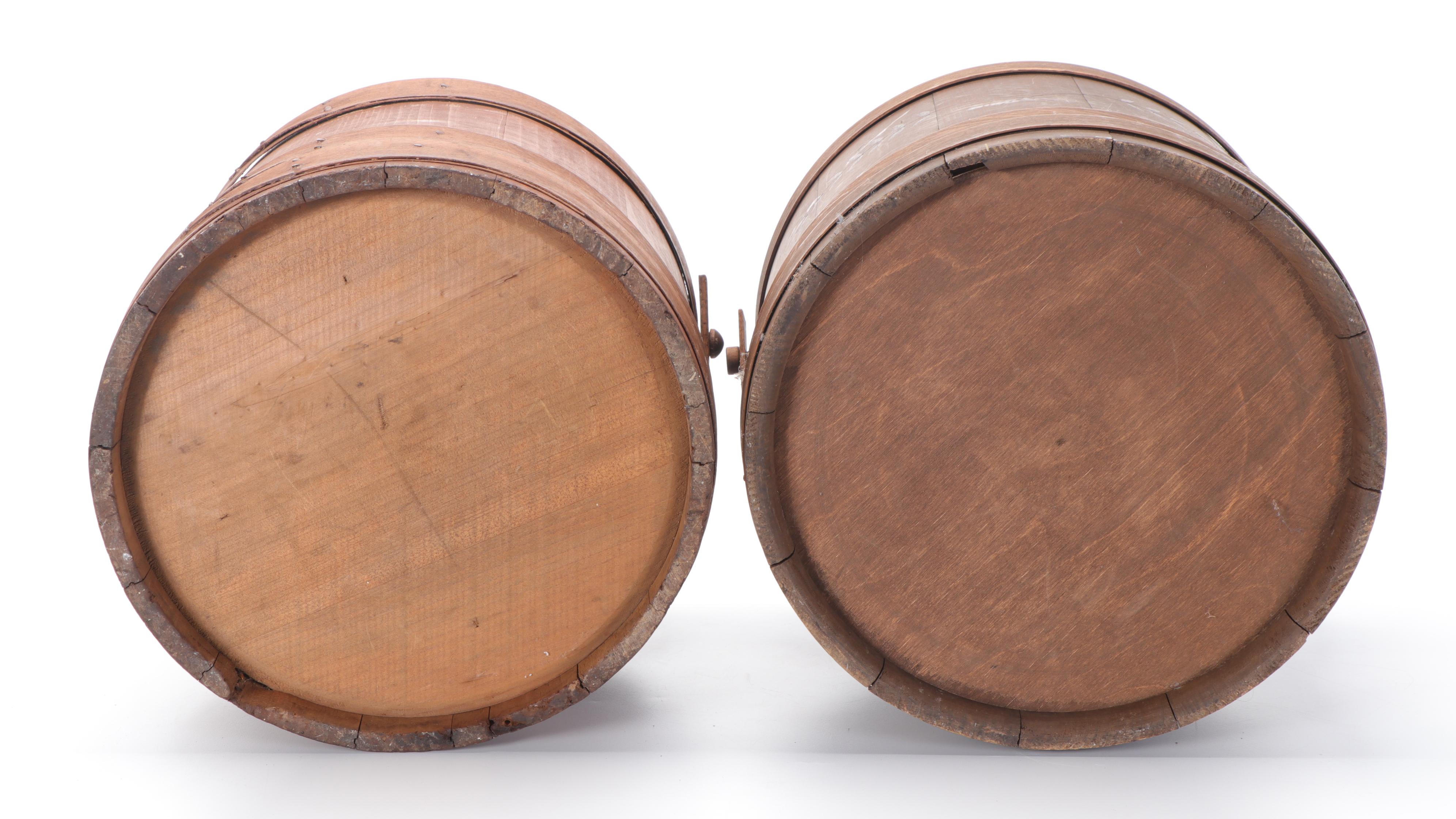 Pine Firkin Bucket, Late 19th/ Early 20th Century