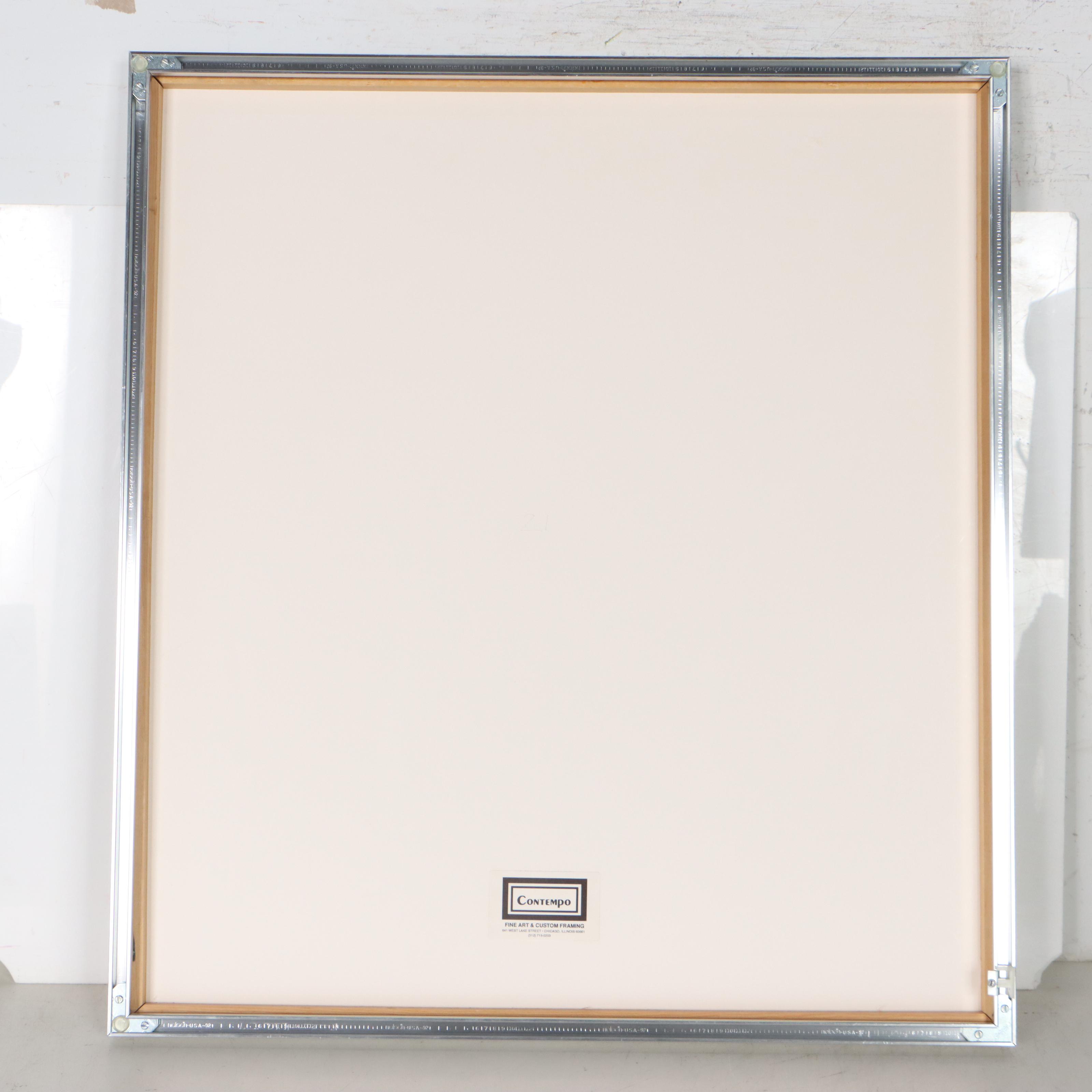 Maidy Morhous Aquatint Etching "Serengeti," 1978