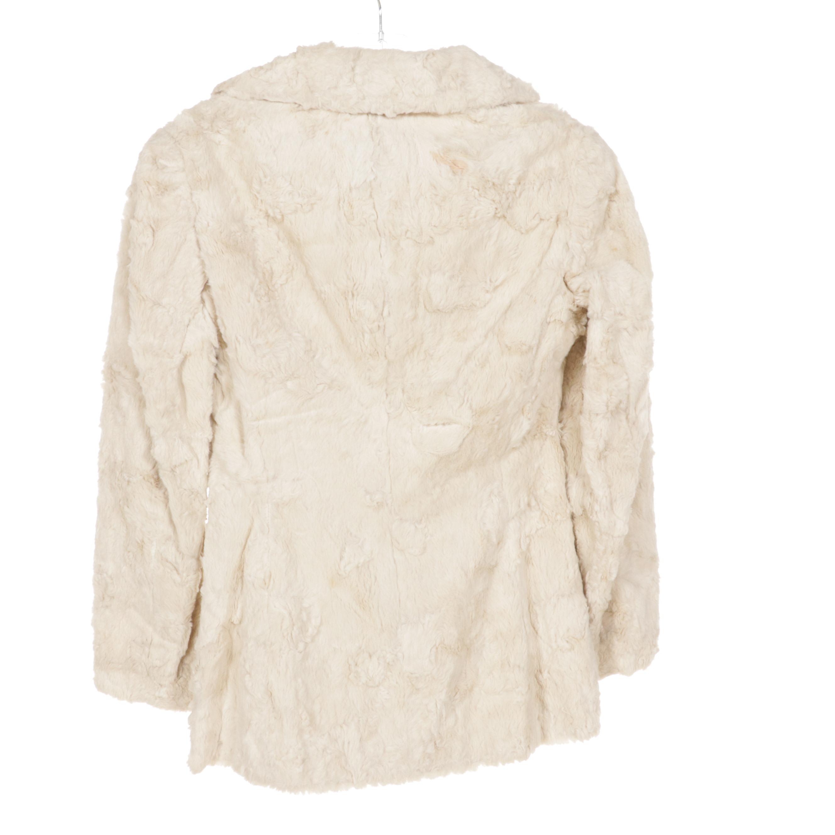 Faux Fur Skirt Set From Petit Chic, Mid to Late 20th Century