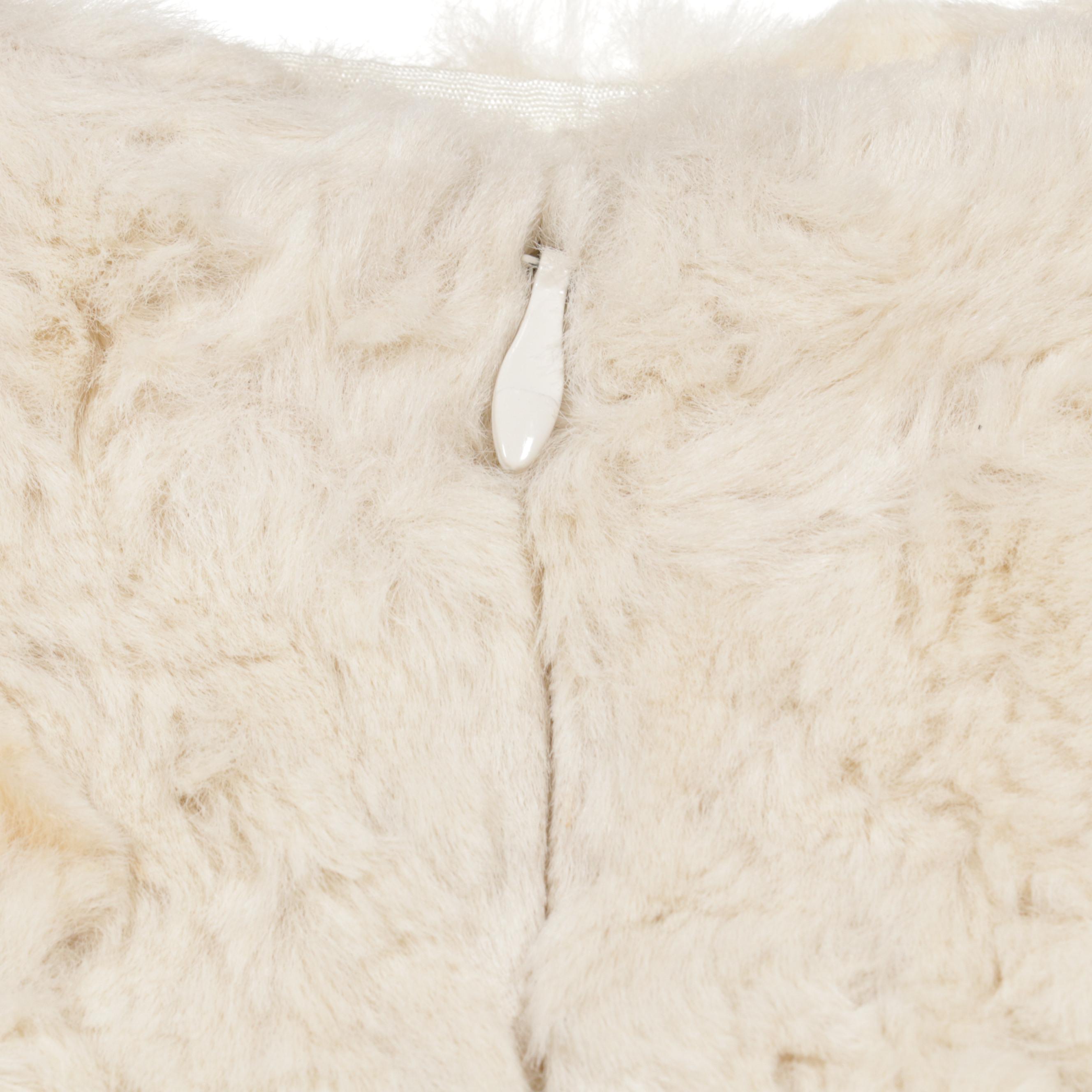 Faux Fur Skirt Set From Petit Chic, Mid to Late 20th Century