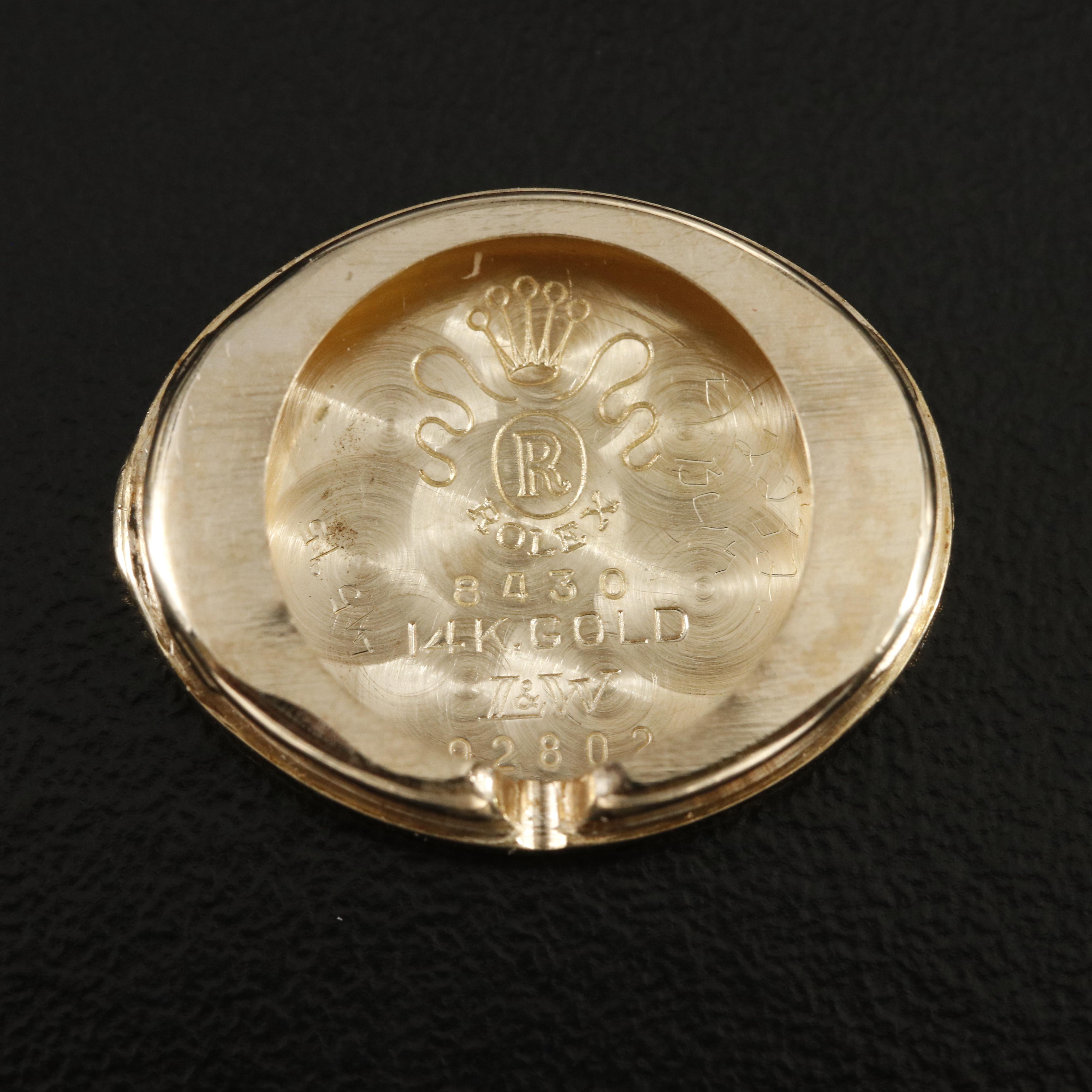 Rolex 14K 1.05 CTW Diamond Watch