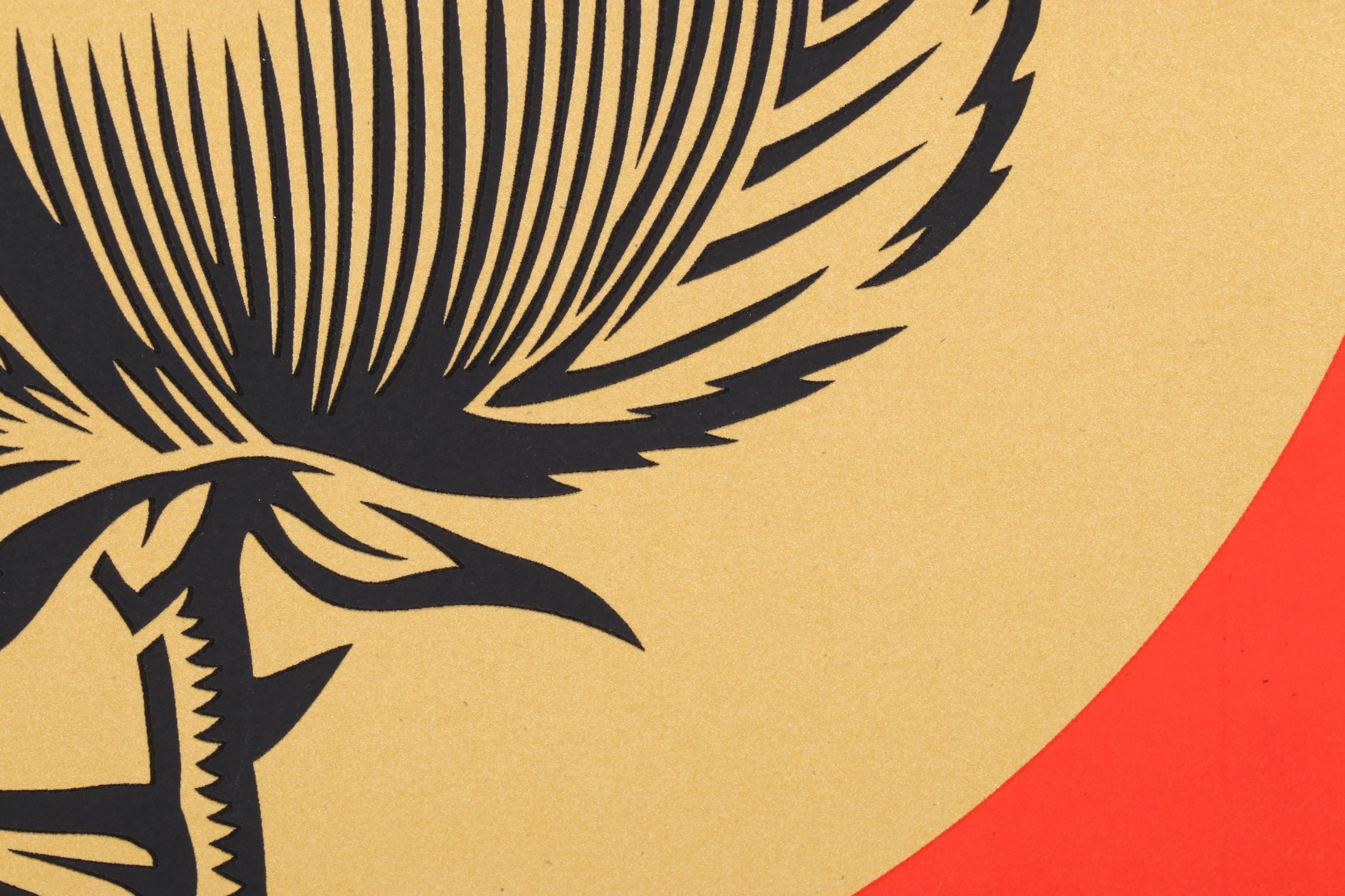 Shepard Fairey Serigraph "Rise Above Rose Geometric," 2022