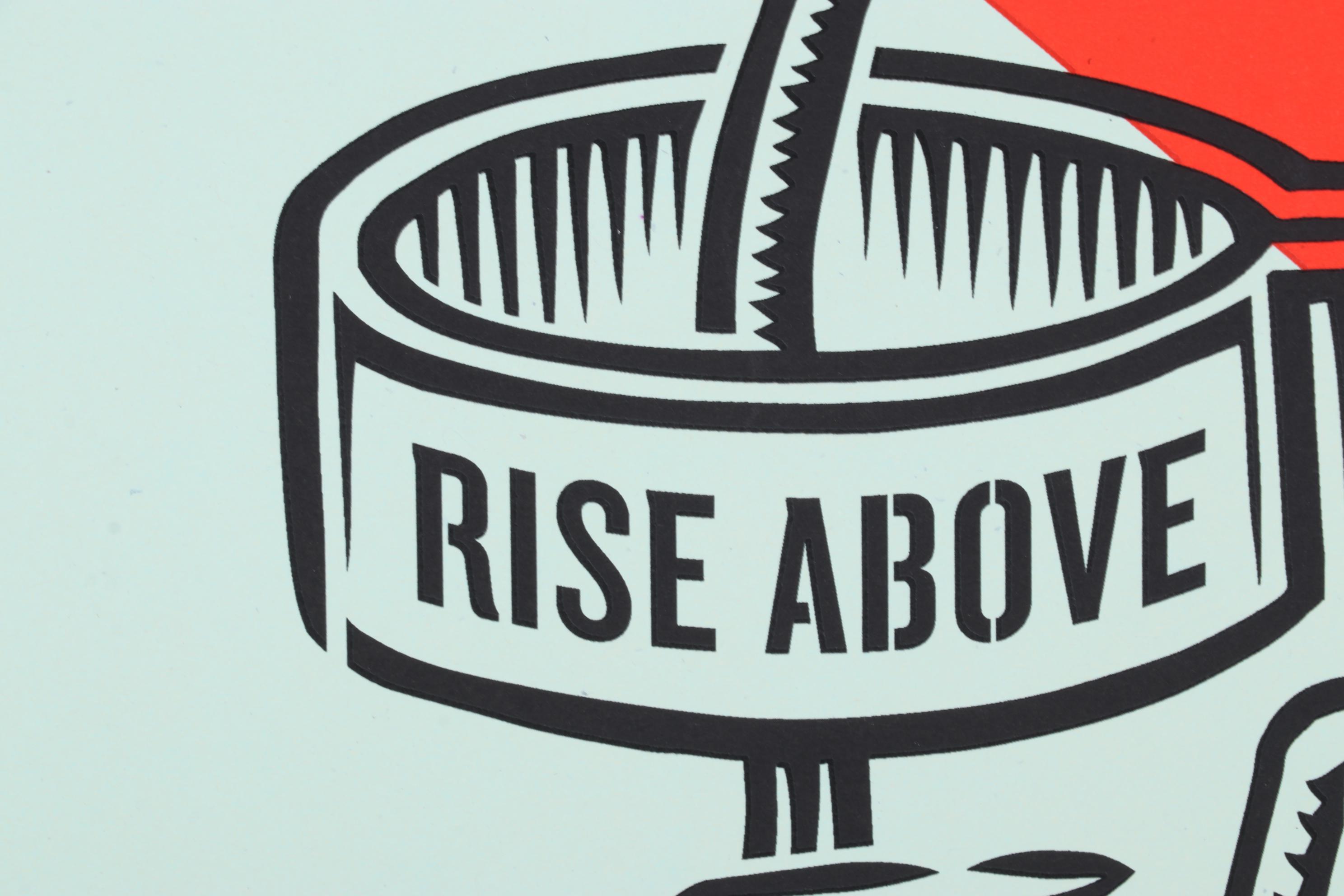 Shepard Fairey Serigraph "Rise Above Rose Geometric," 2022