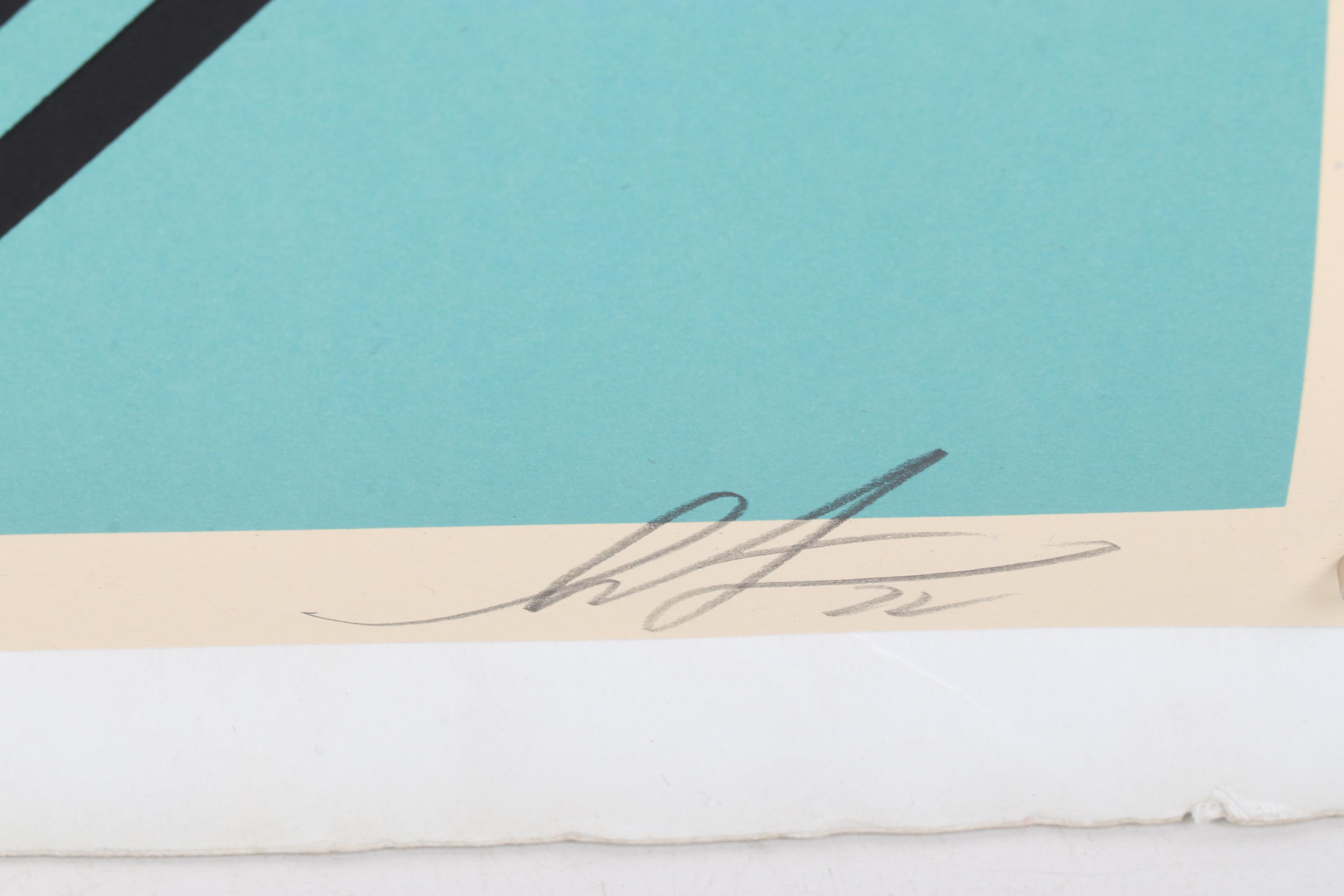 Shepard Fairey Serigraph "Rise Above Rose Geometric," 2022