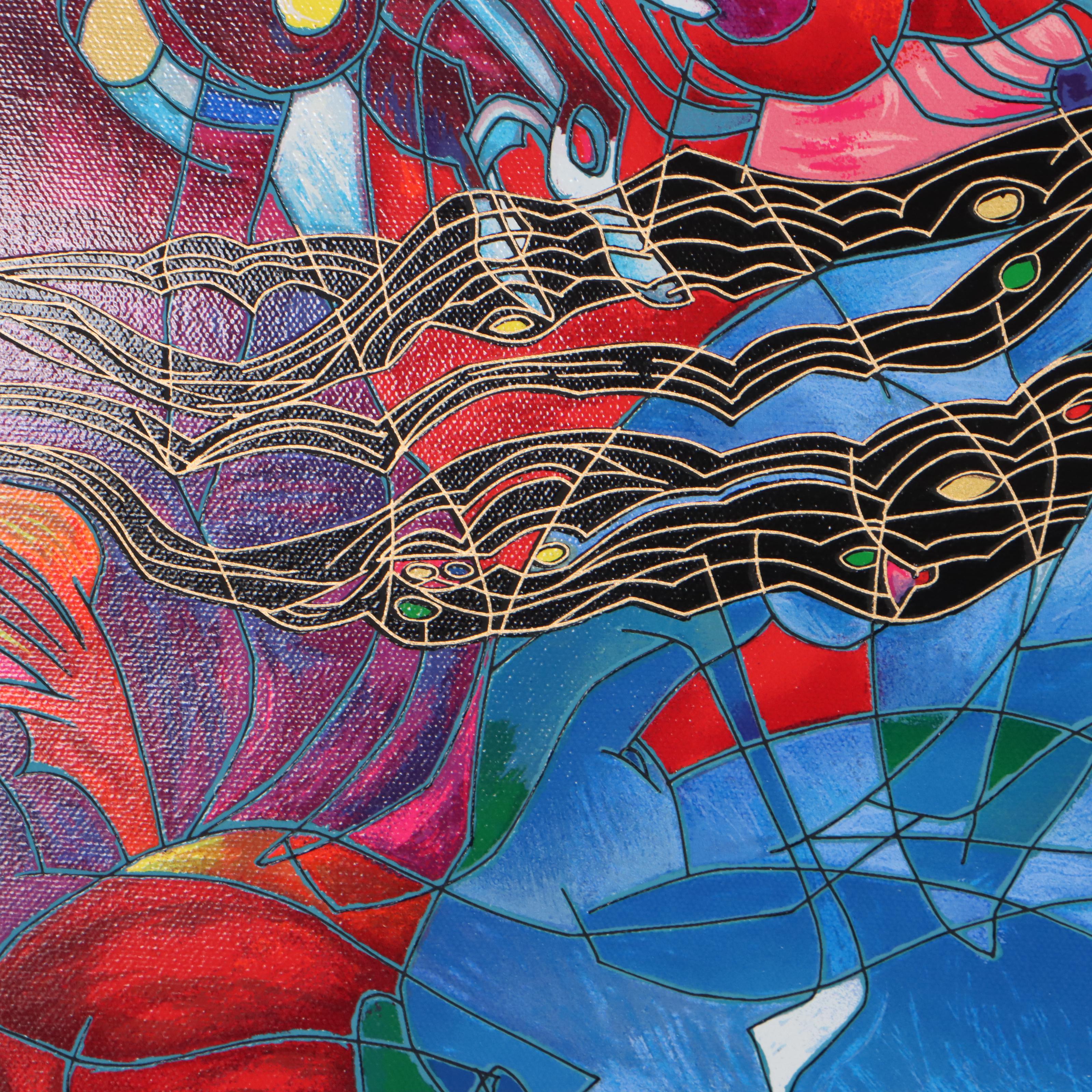 Jiang Tiefeng Serigraph "Yellow State," 2001