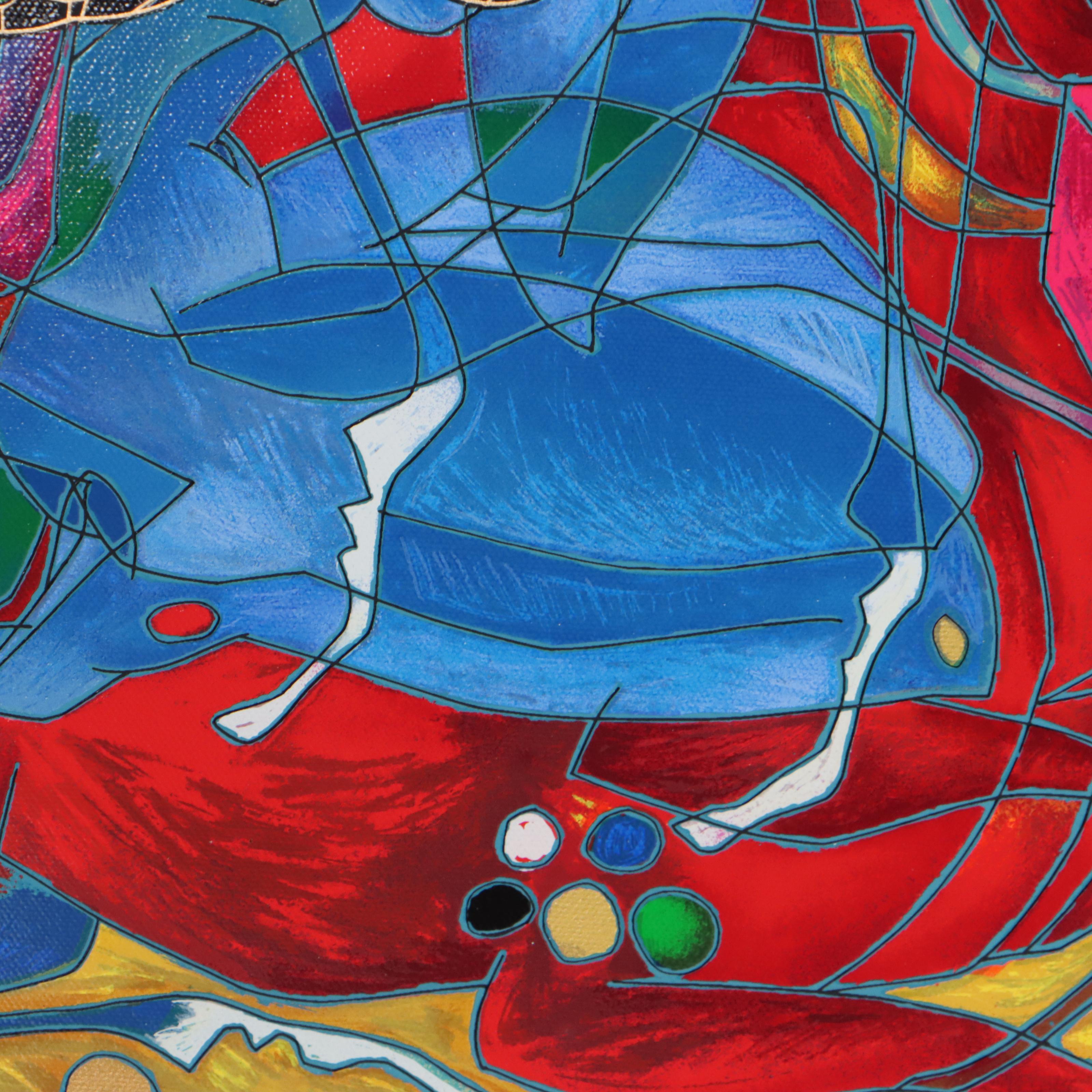 Jiang Tiefeng Serigraph "Yellow State," 2001