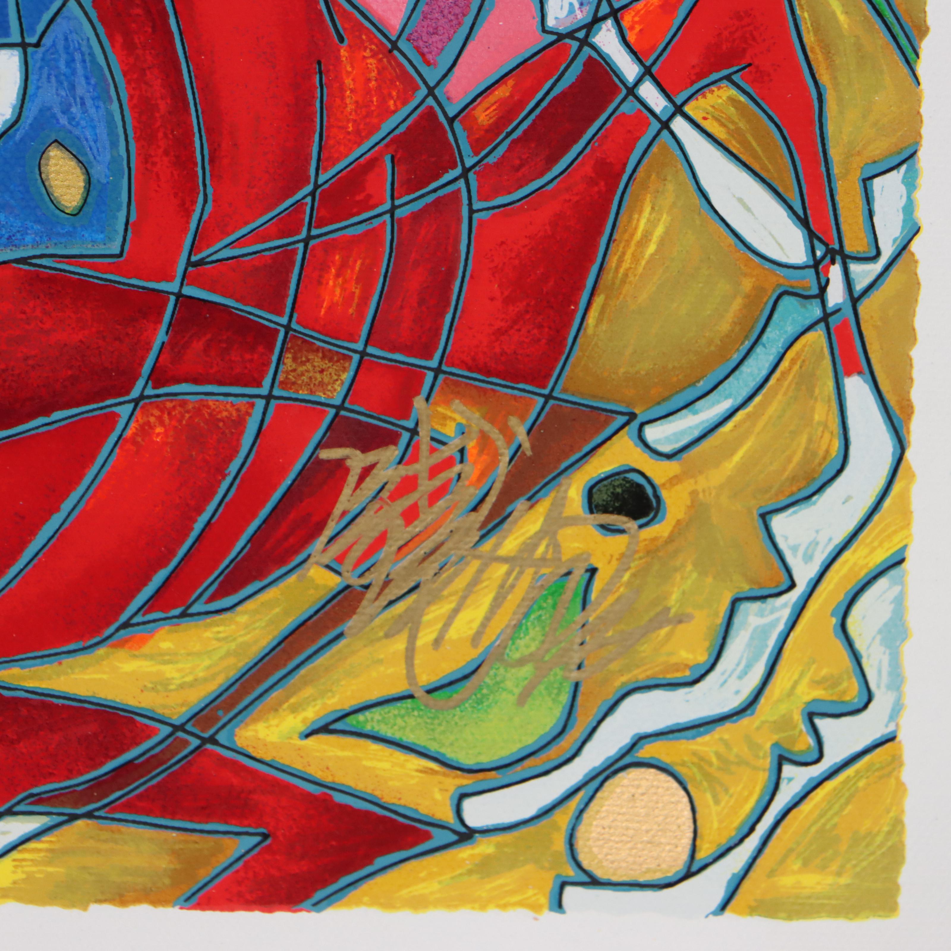 Jiang Tiefeng Serigraph "Yellow State," 2001