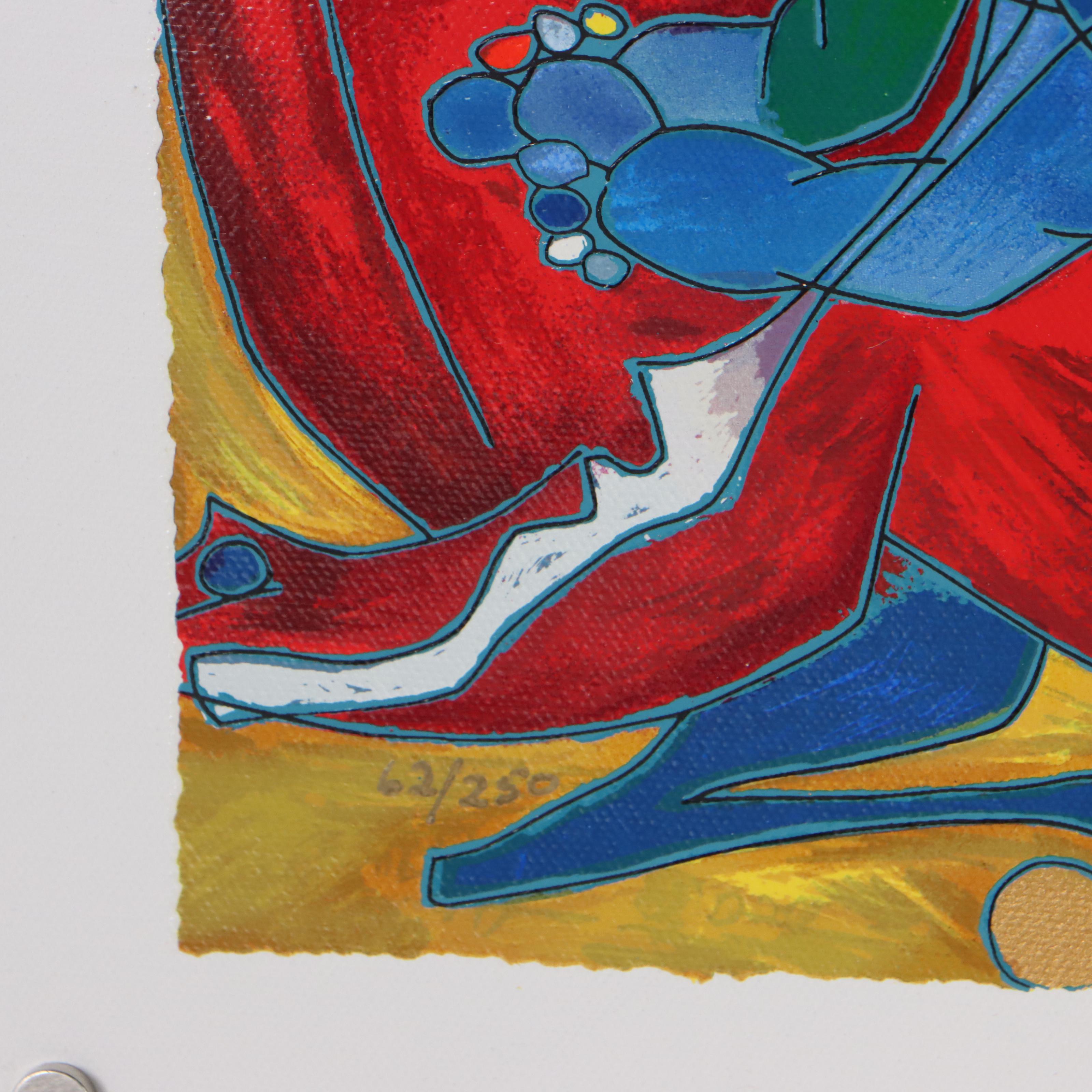 Jiang Tiefeng Serigraph "Yellow State," 2001