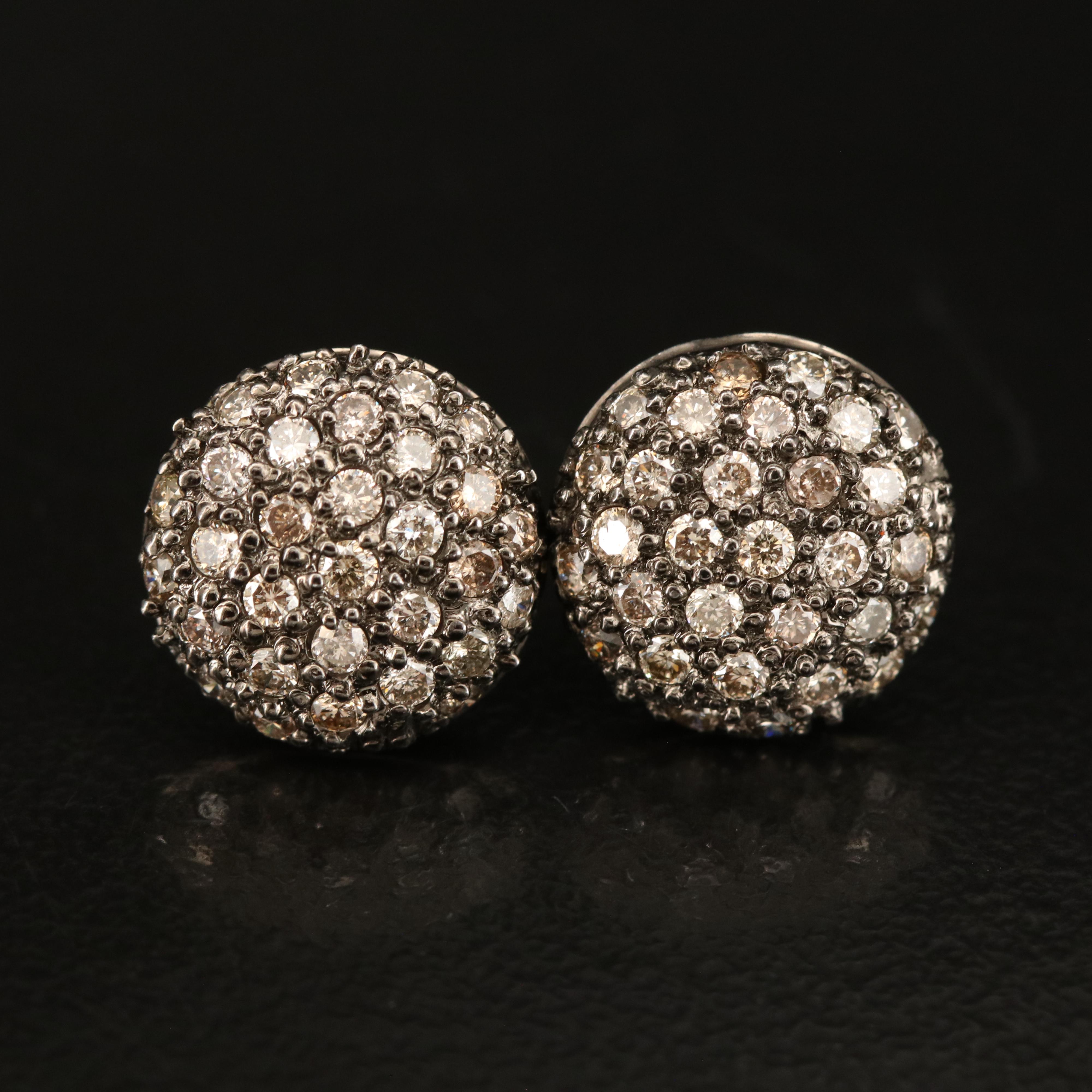 14K 0.90 CTW Diamond Earrings