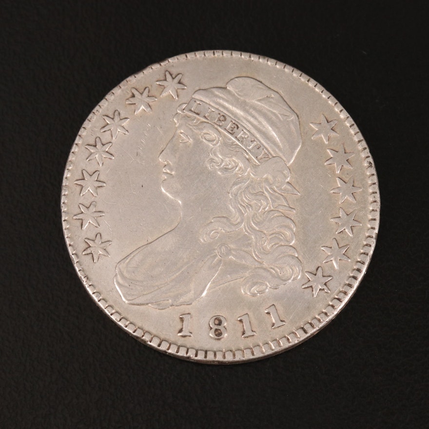 1811 Capped Bust Silver Half Dollar