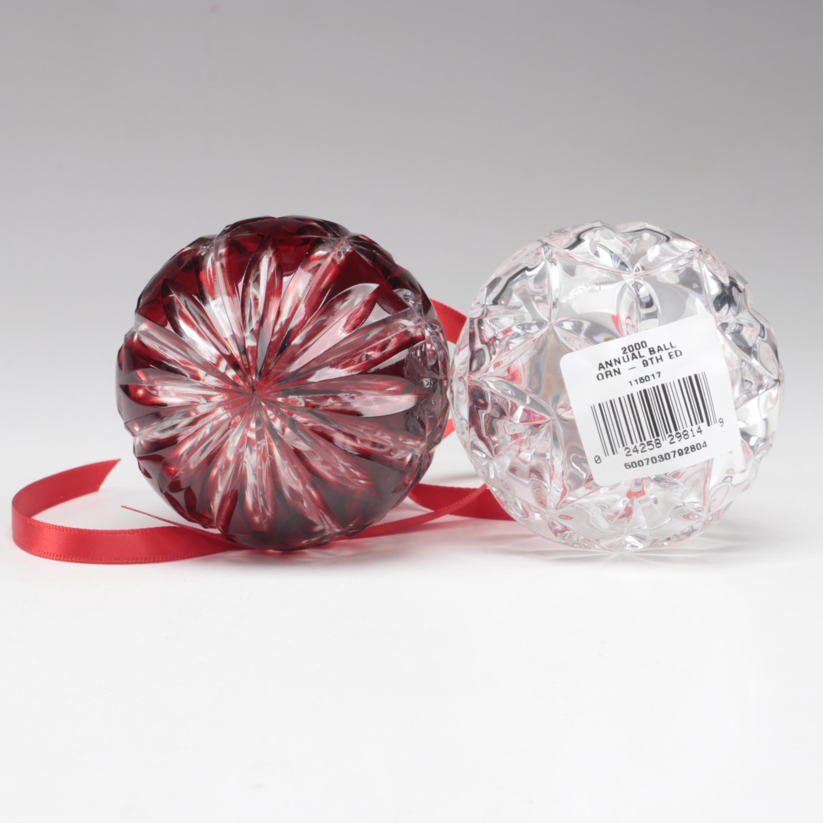 Waterford Crystal Annual Ball Ornaments