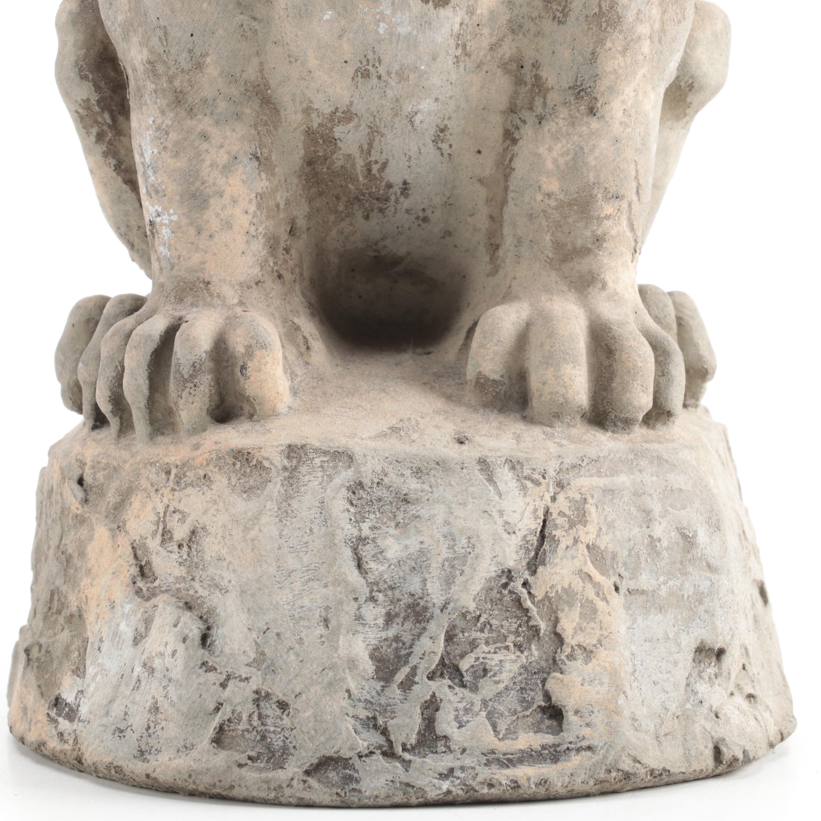 Cast Concrete Gargoyle