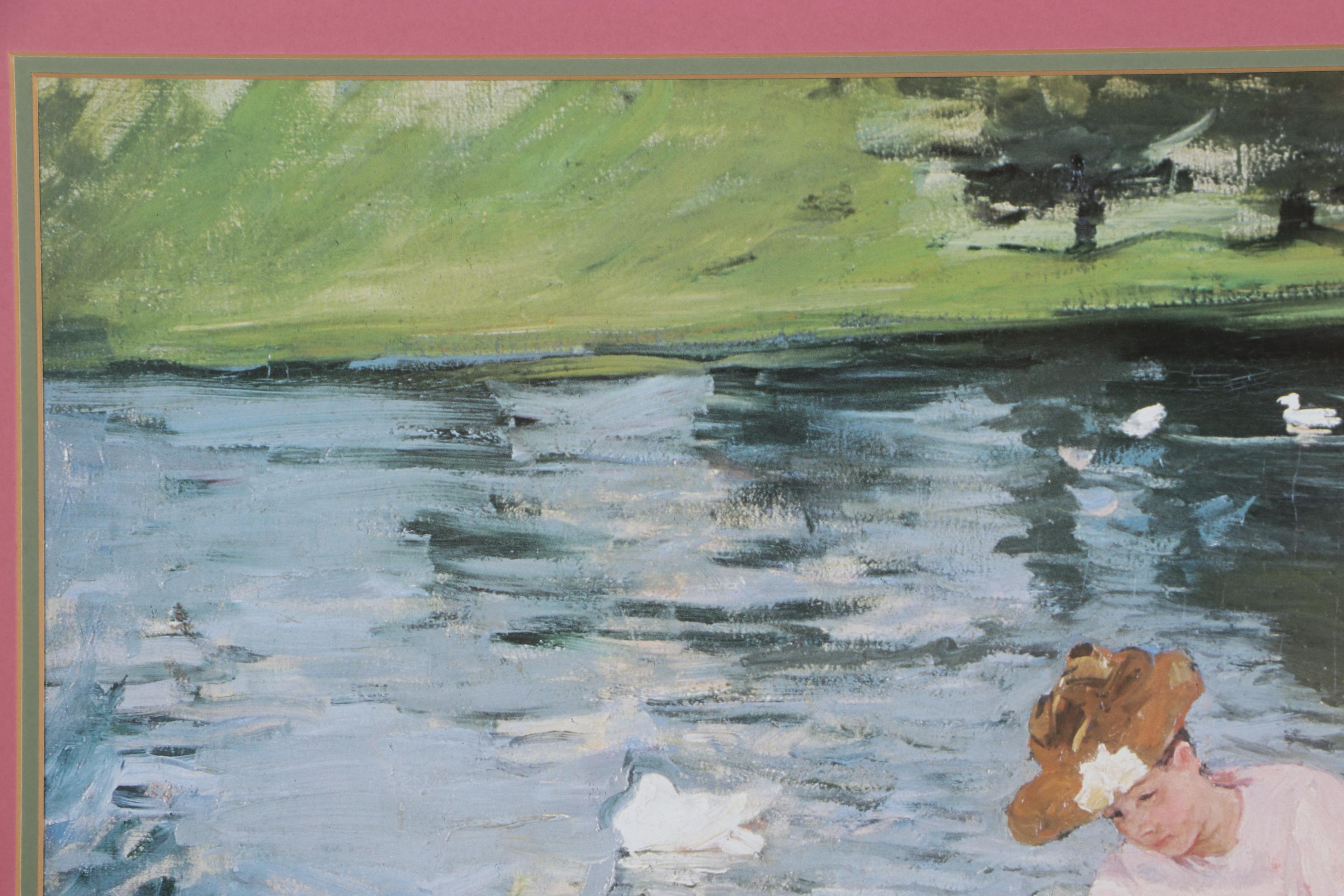 Offset Lithograph After Mary Cassatt "Summertime," Late 20th-21st Century