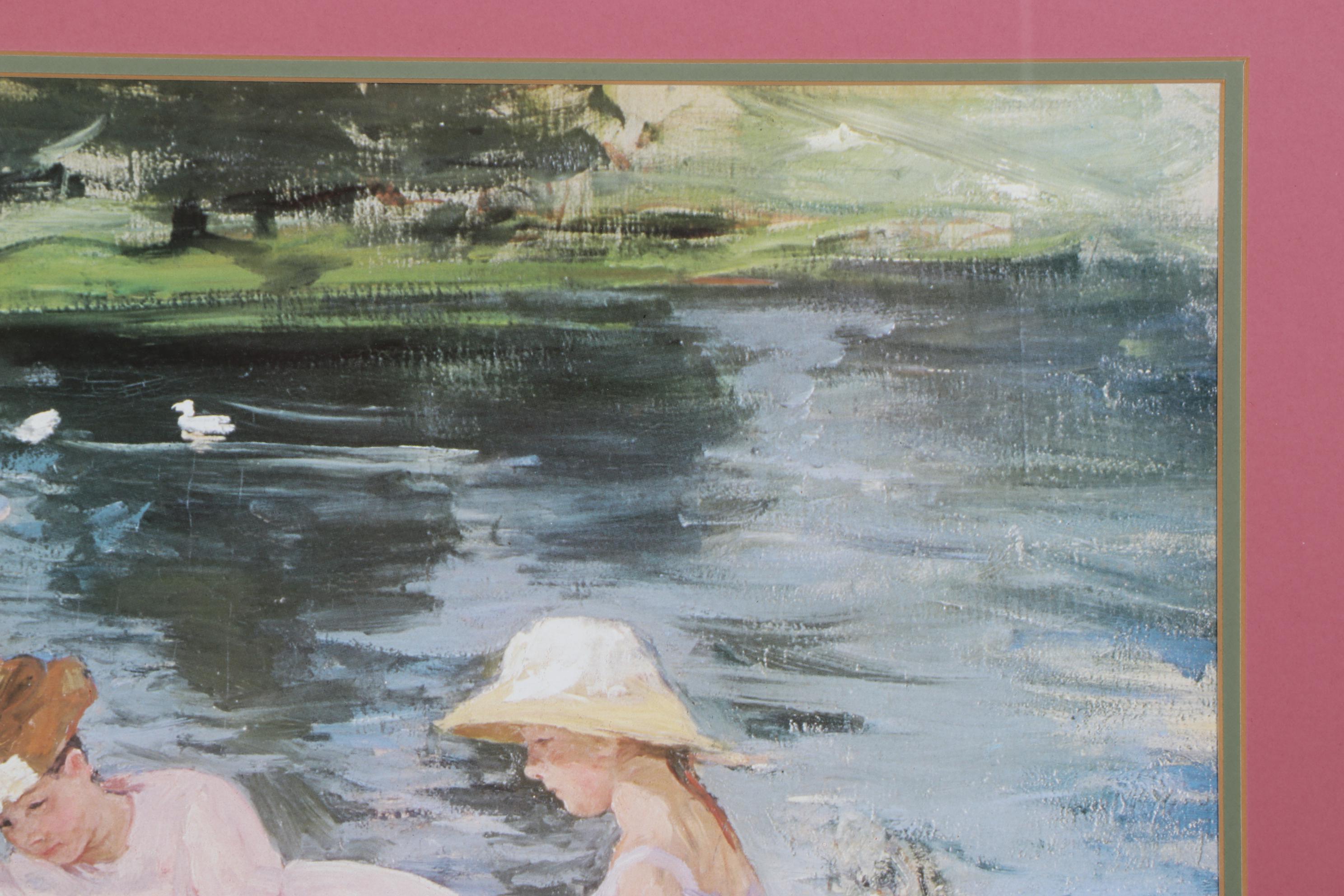 Offset Lithograph After Mary Cassatt "Summertime," Late 20th-21st Century