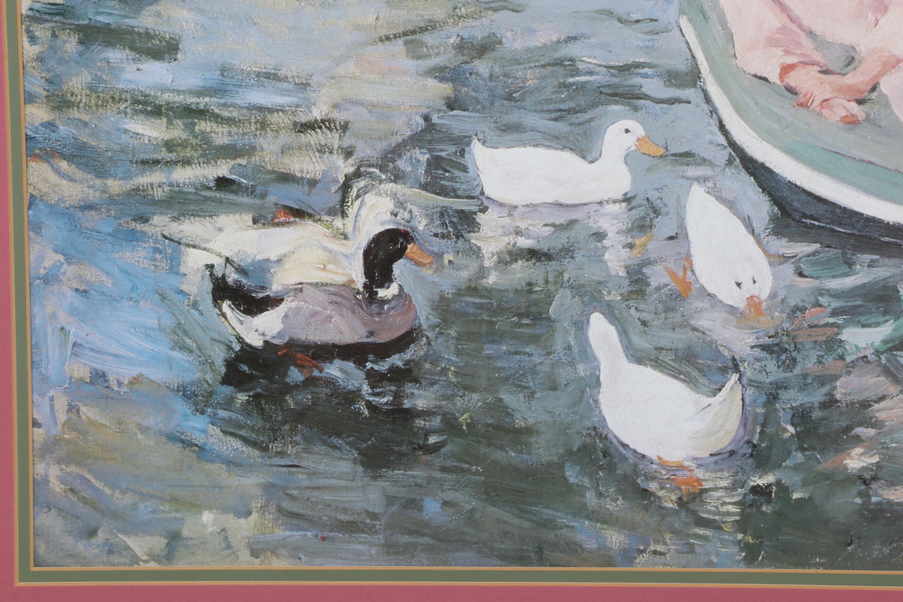 Offset Lithograph After Mary Cassatt "Summertime," Late 20th-21st Century