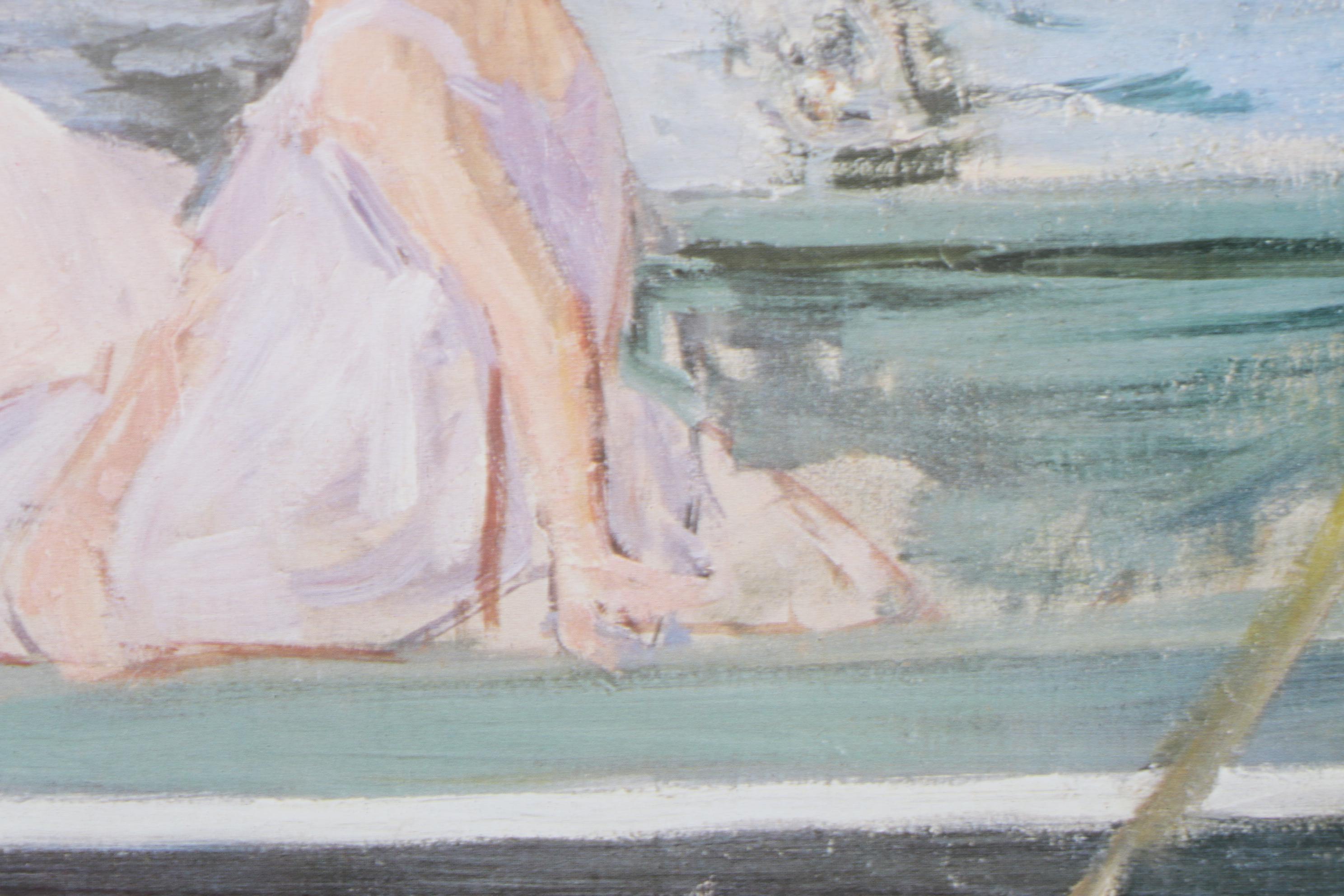 Offset Lithograph After Mary Cassatt "Summertime," Late 20th-21st Century