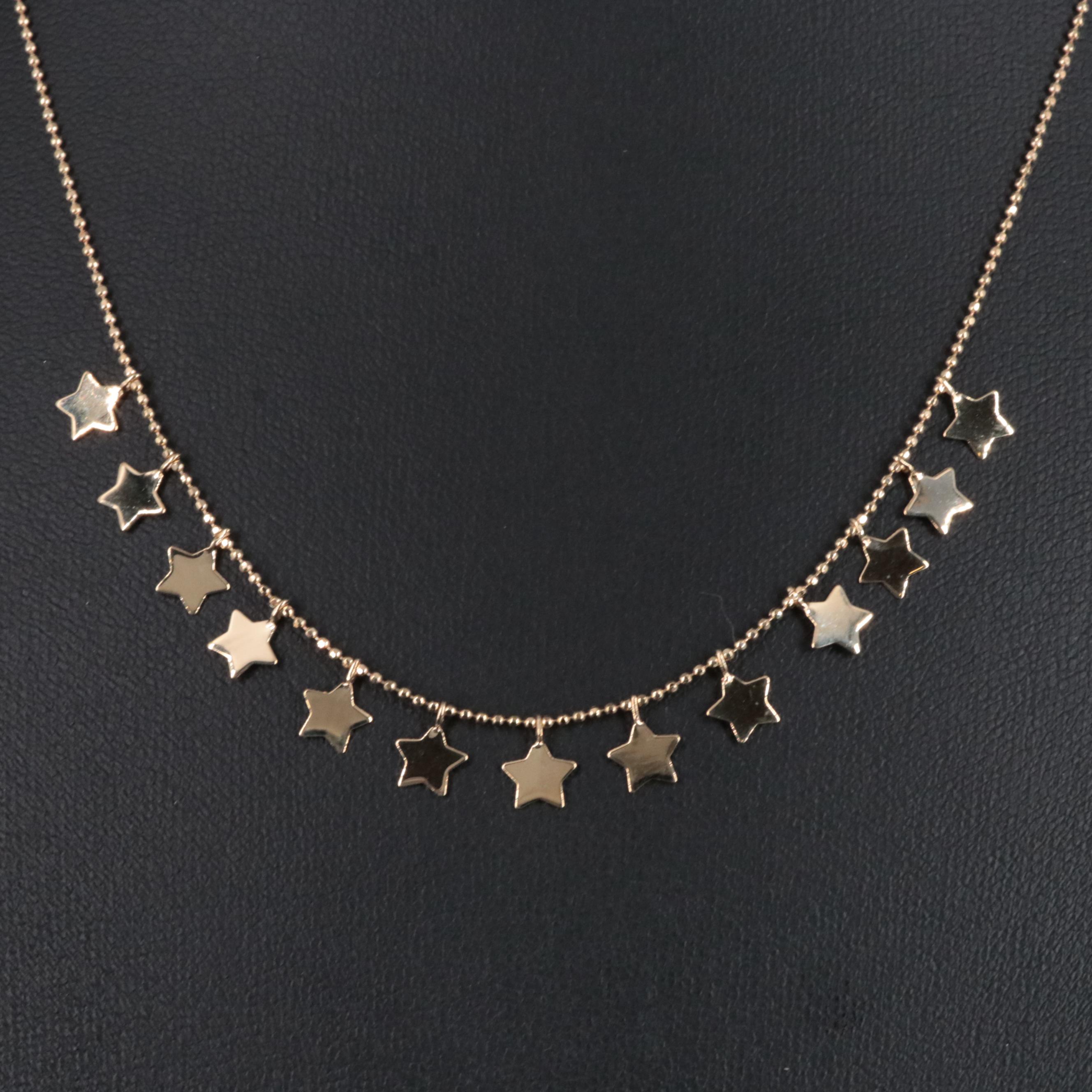 10K Star Necklace