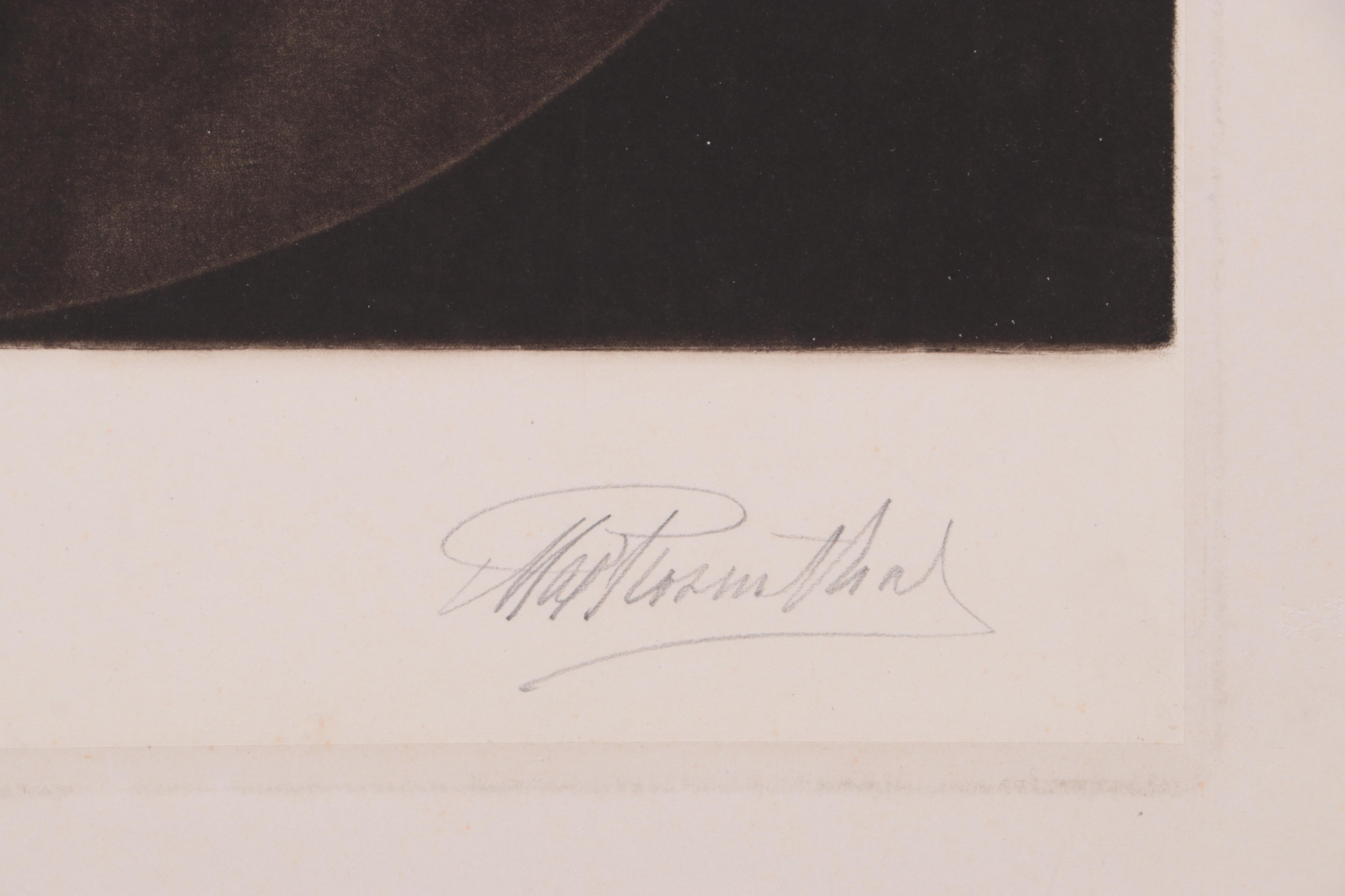 Max Rosenthal Portrait Lithographs, Early 20th Century