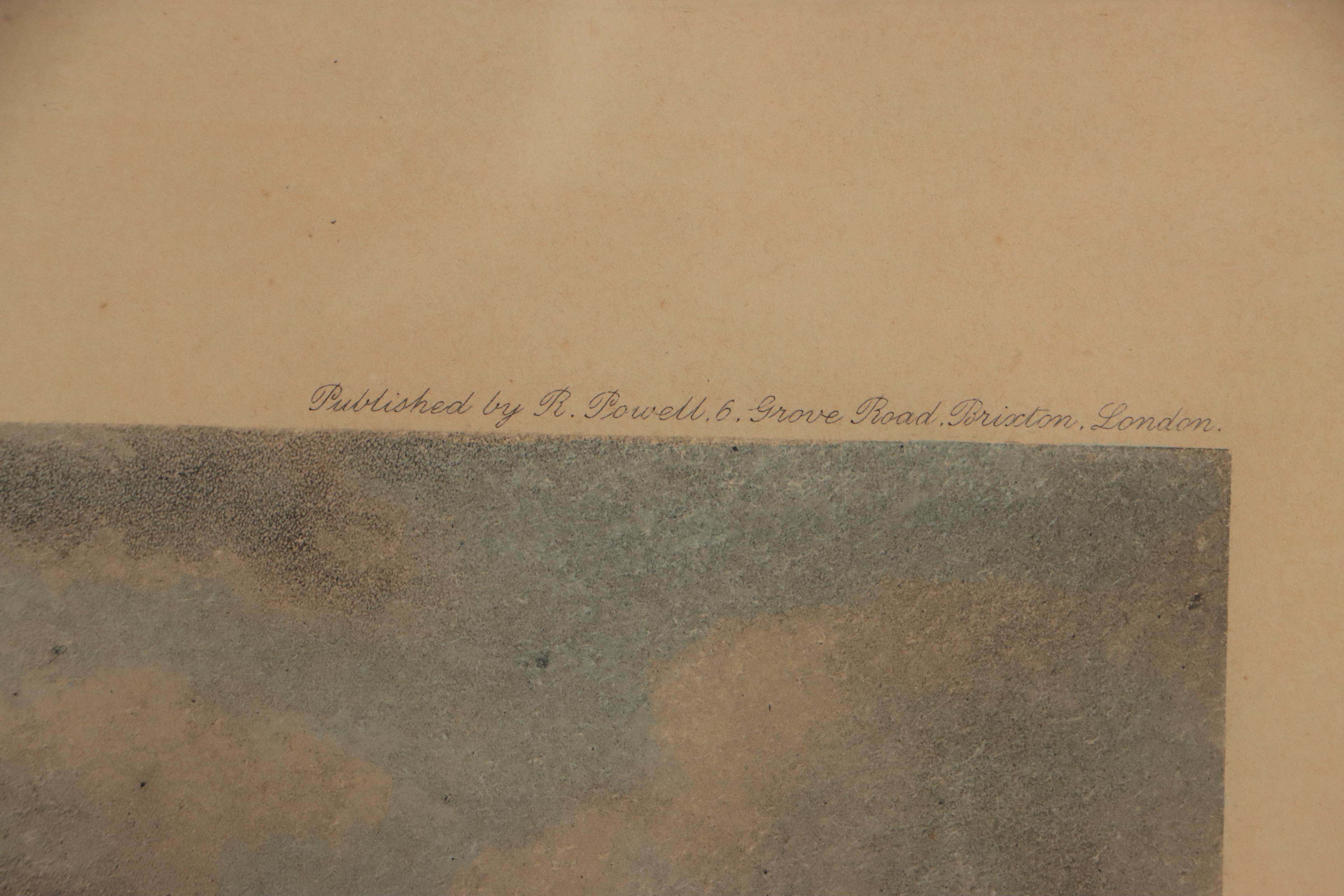 Hand-Colored Engraving "The Enterprise Steam Omnibus"