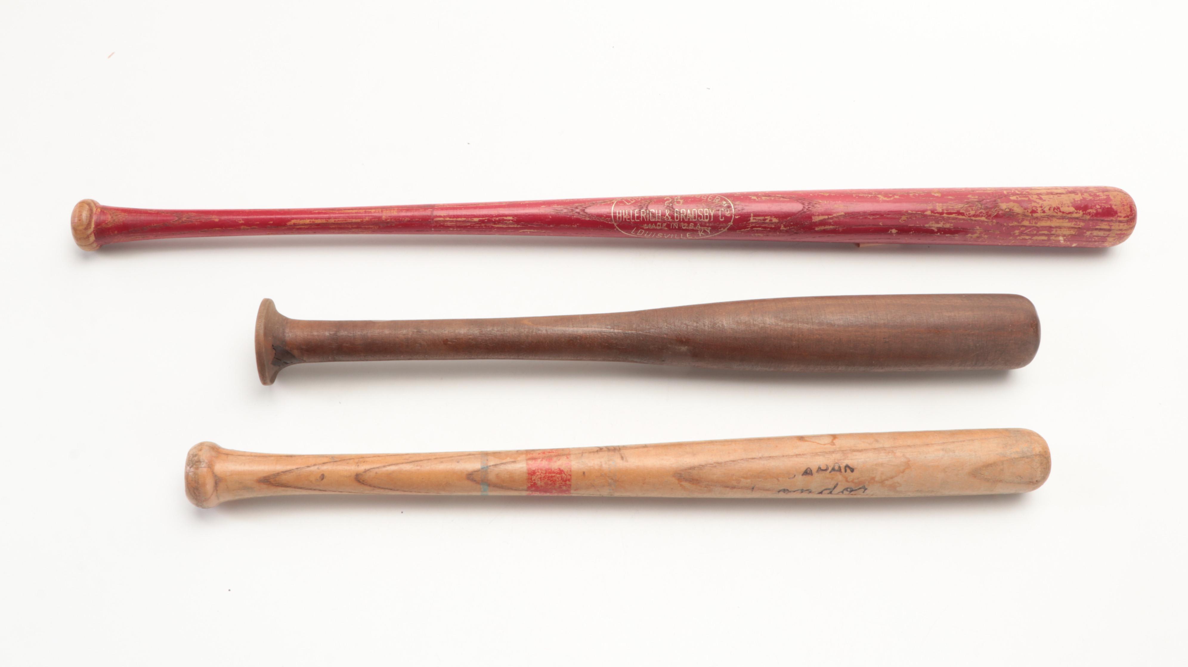 Louisville Slugger, Other Commemorative Mini Bats, Rando Signed Bat, More