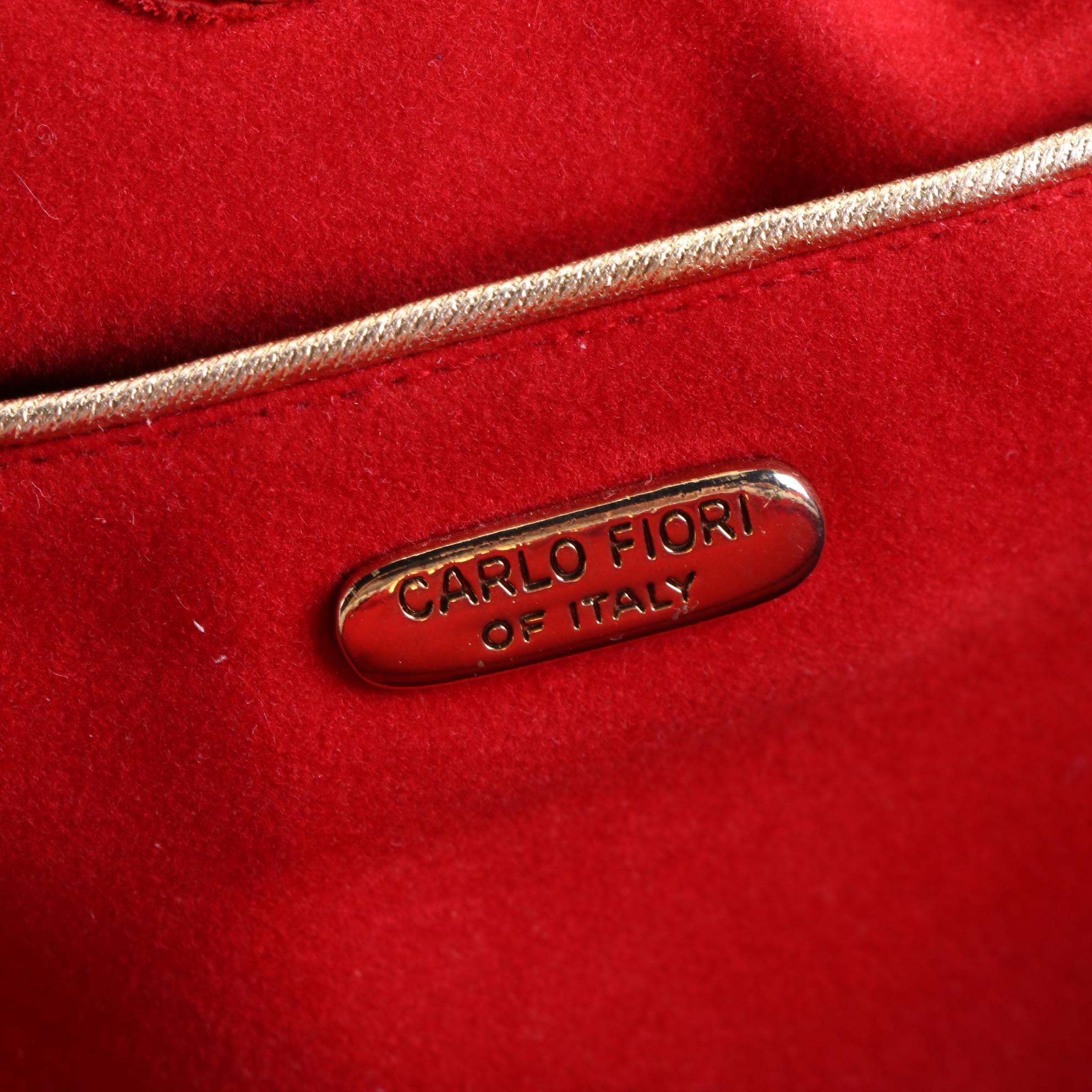 Carlo Fiori and Viva of California Hinge Closure and Zip Leather Shoulder Bags