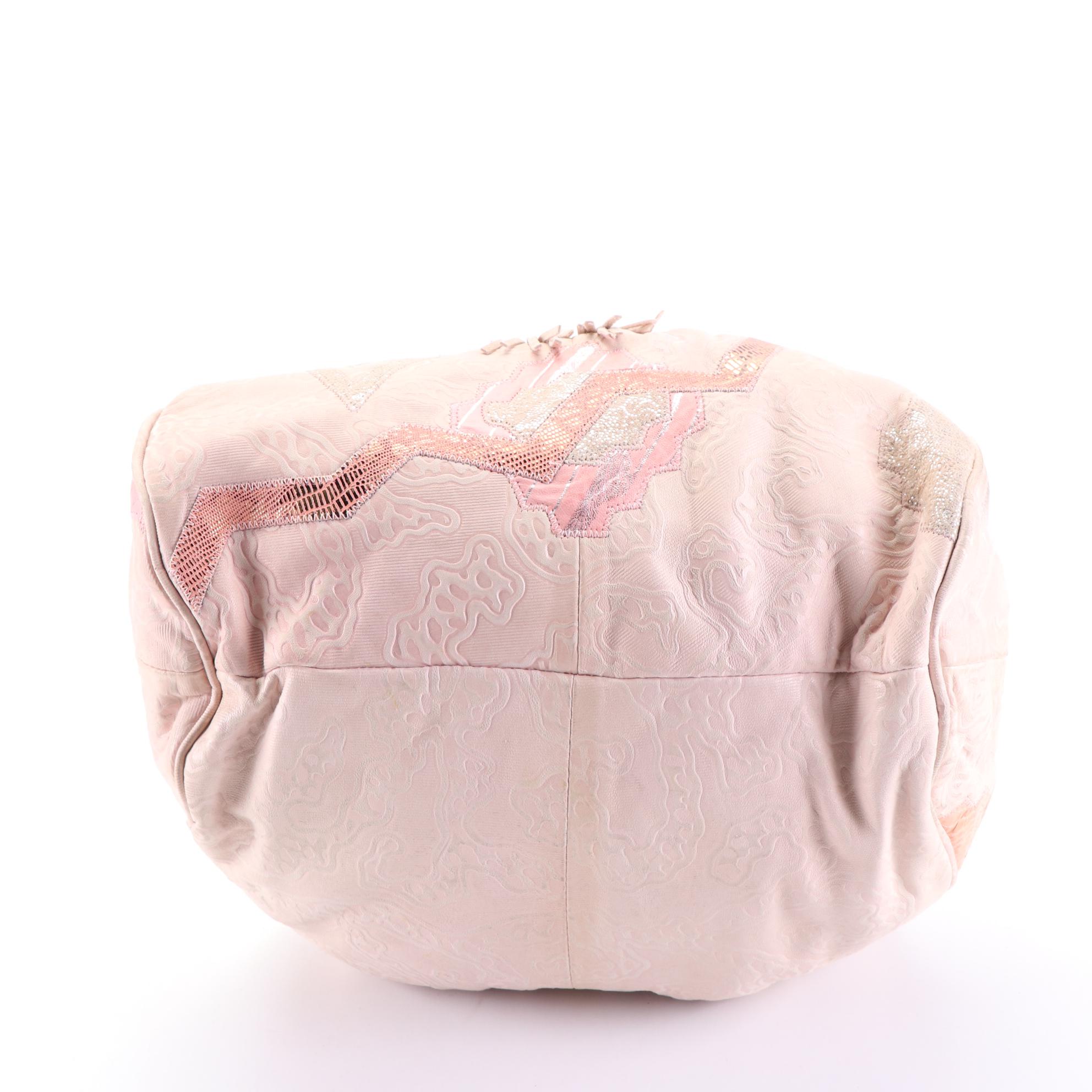 Carlo Fiori and Viva of California Hinge Closure and Zip Leather Shoulder Bags