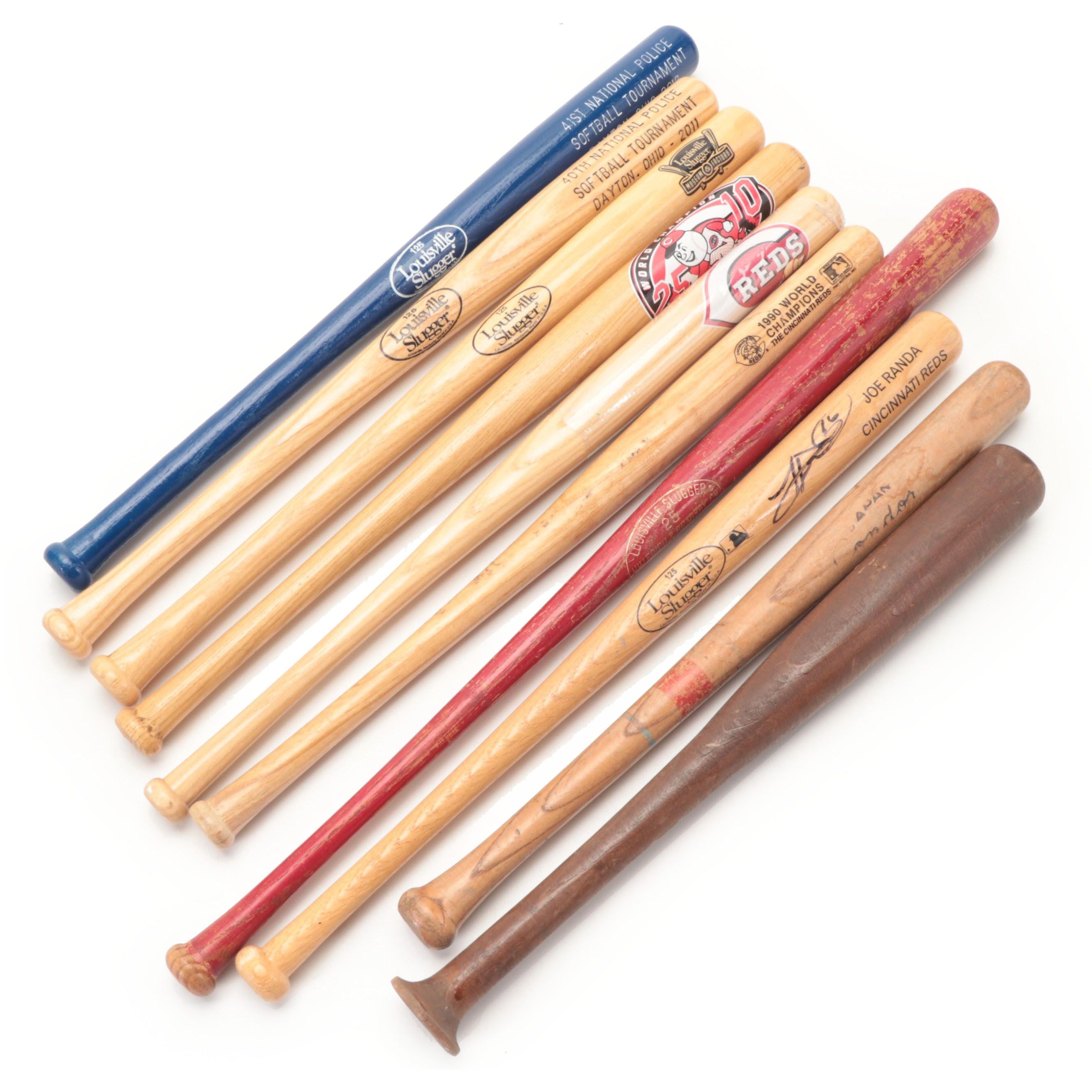 Louisville Slugger, Other Commemorative Mini Bats, Rando Signed Bat, More