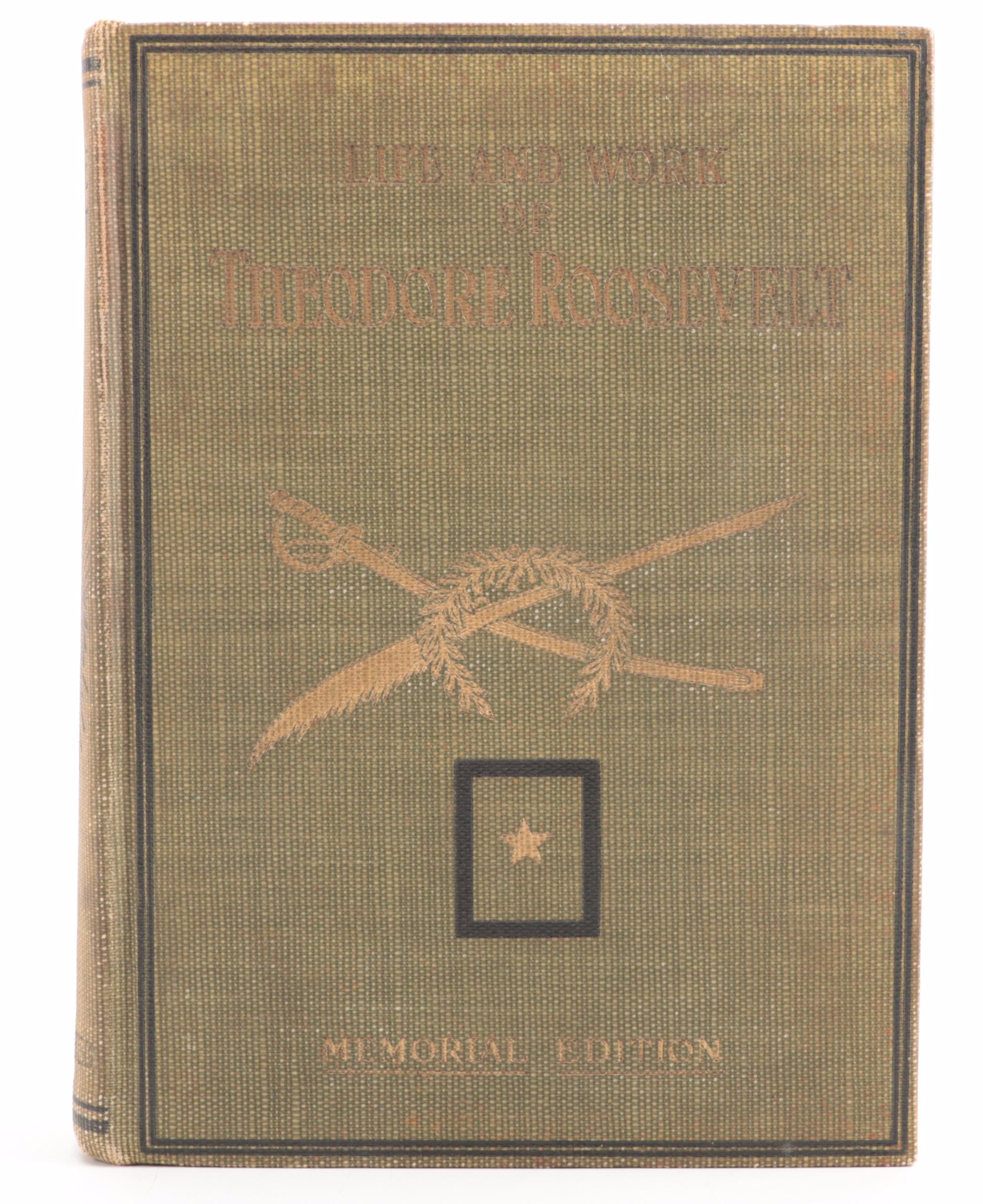 Memorial Edition "Life and Work of Theodore Roosevelt" by Thomas H. Russell