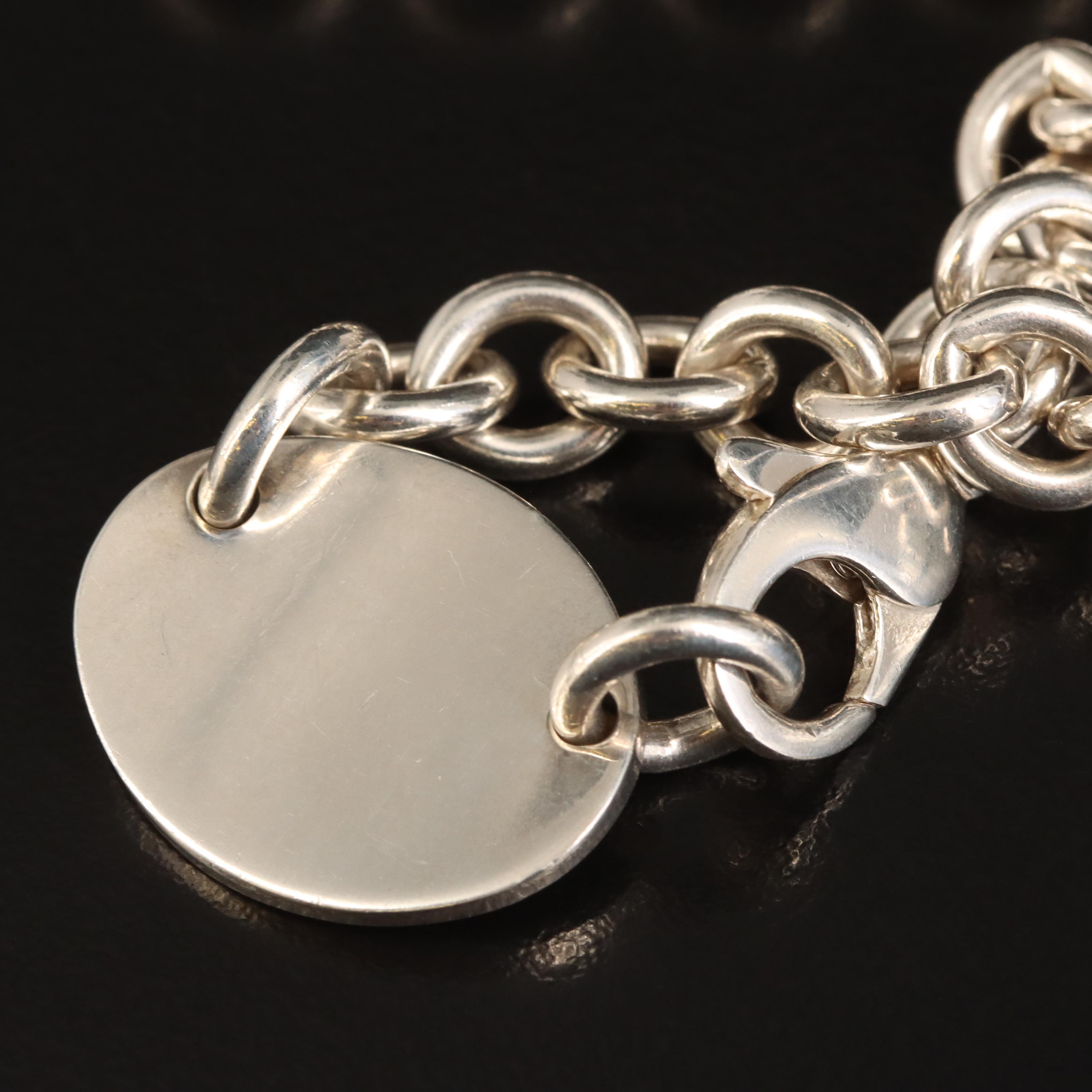 Tiffany & Co. "Return to Tiffany" Sterling Oval Necklace