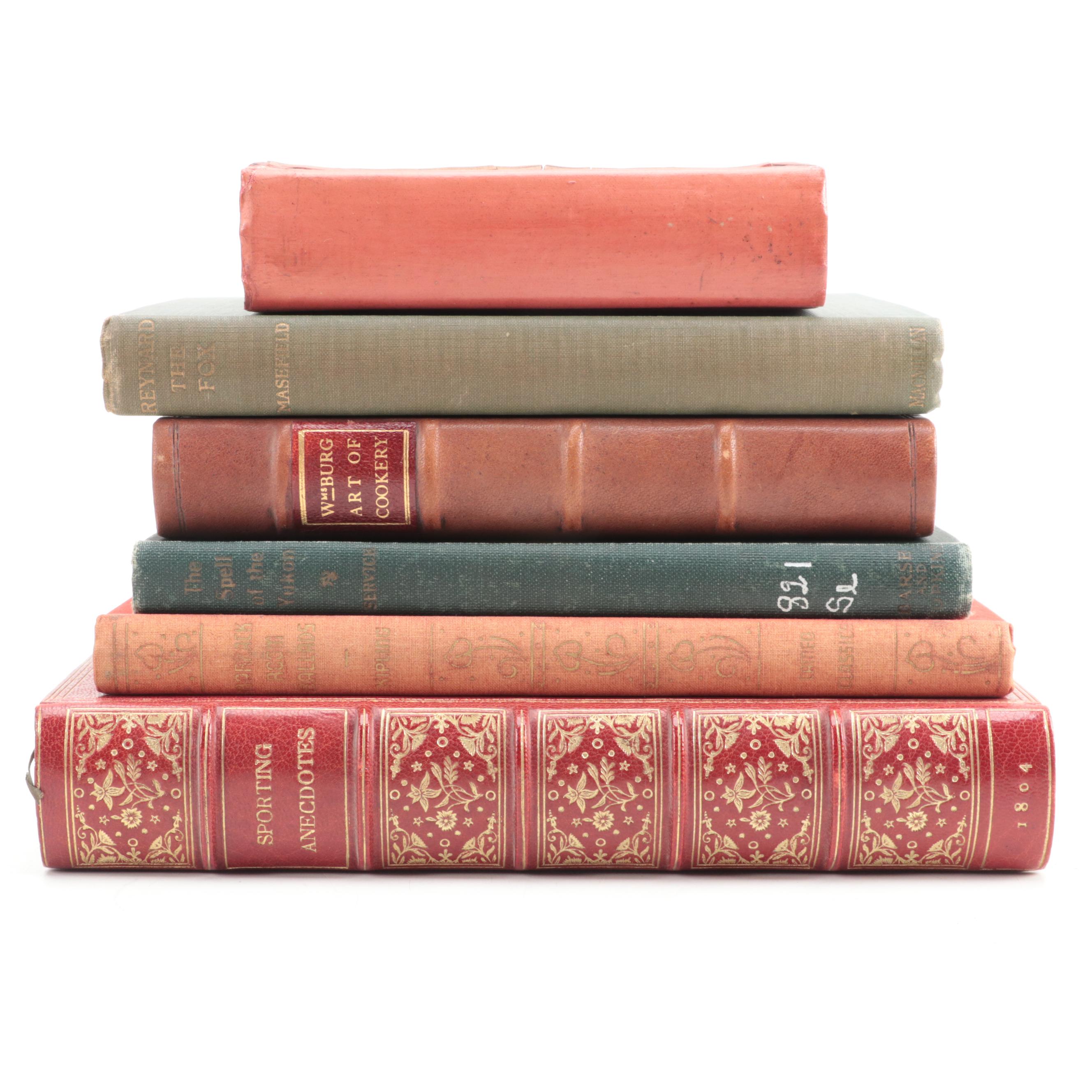 First Edition "Reynard the Fox" by John Masefield and More Books