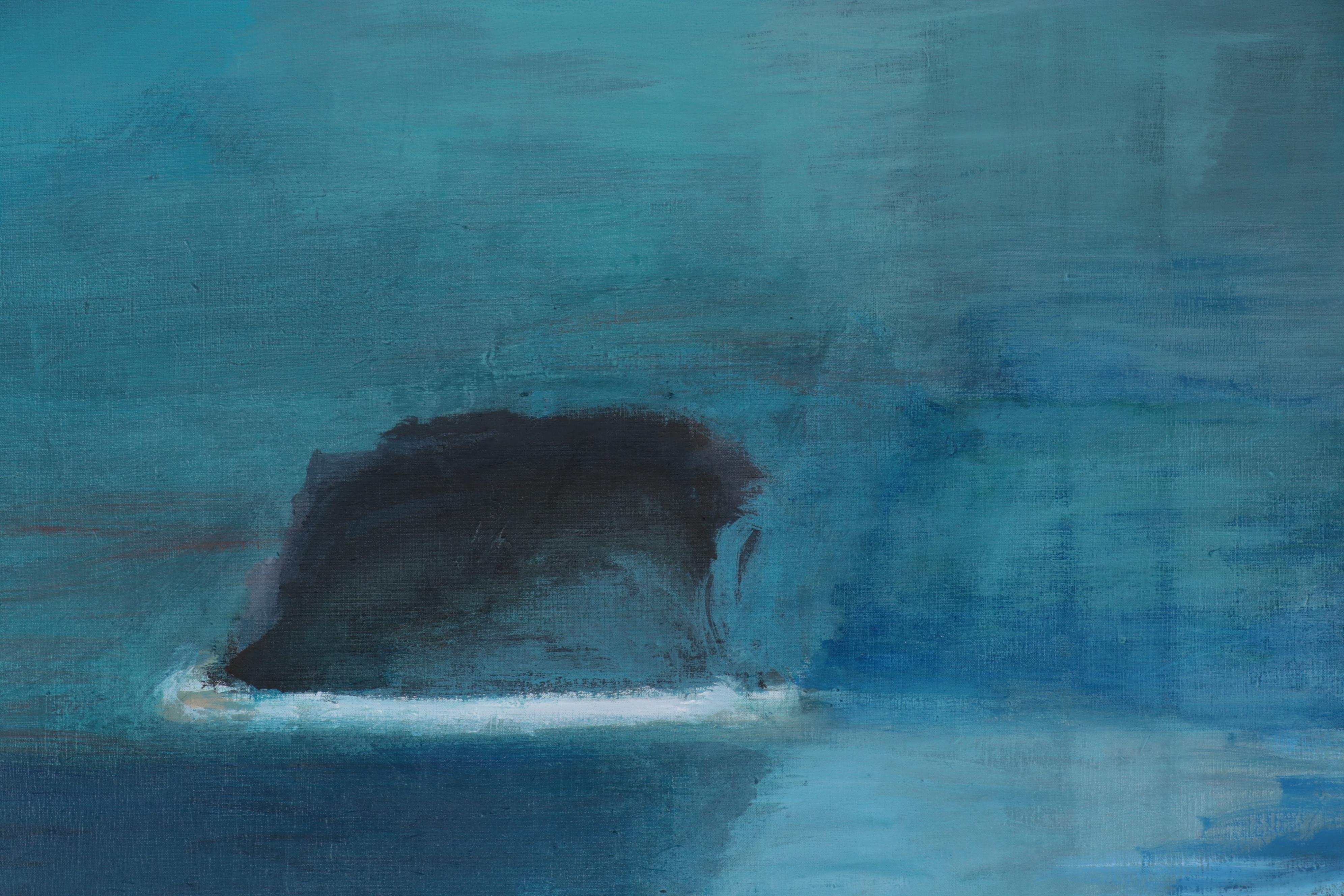 Martyl Langsdorf Seascape Acrylic Painting "Matsushima," 1993