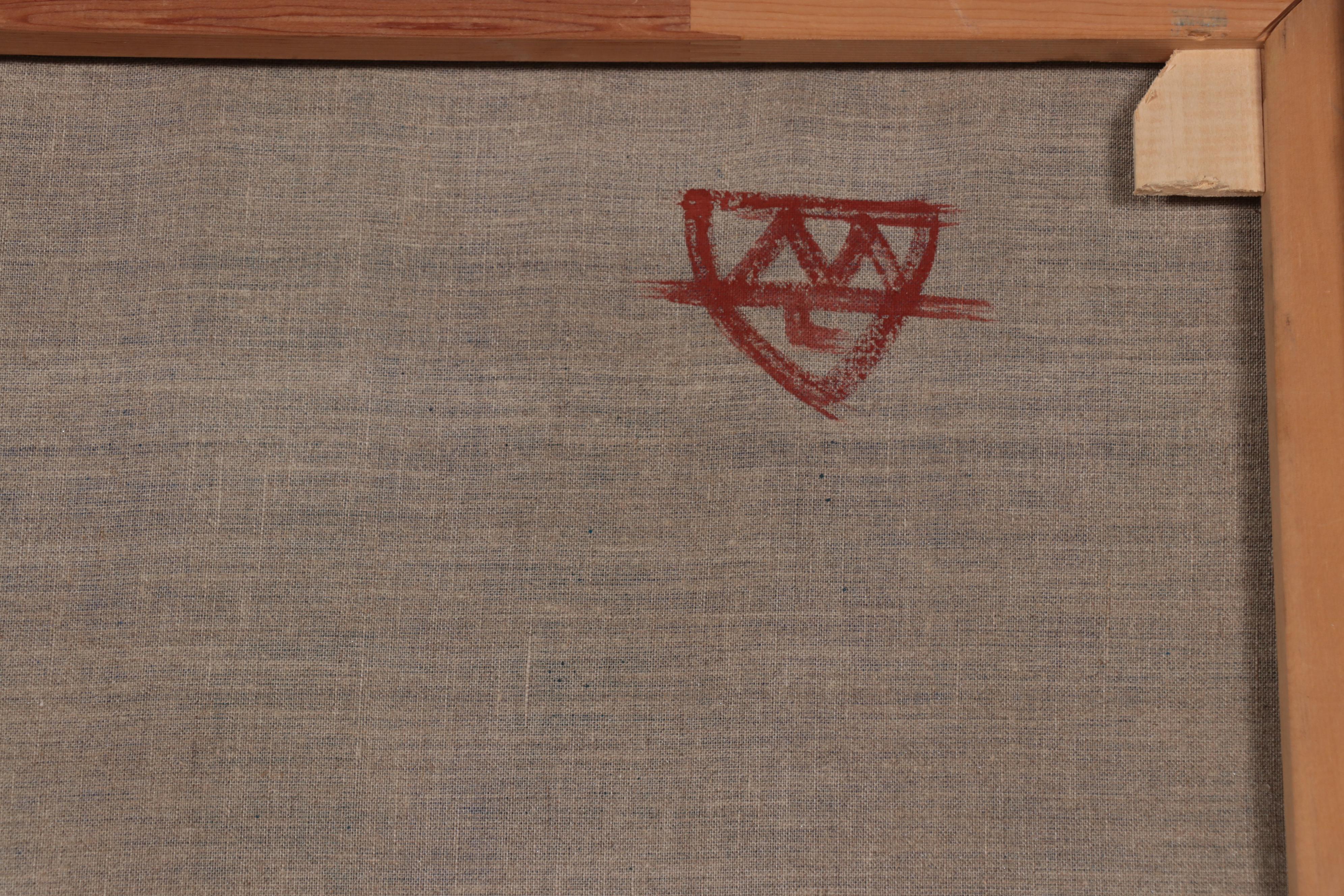 Martyl Langsdorf Seascape Acrylic Painting "Matsushima," 1993