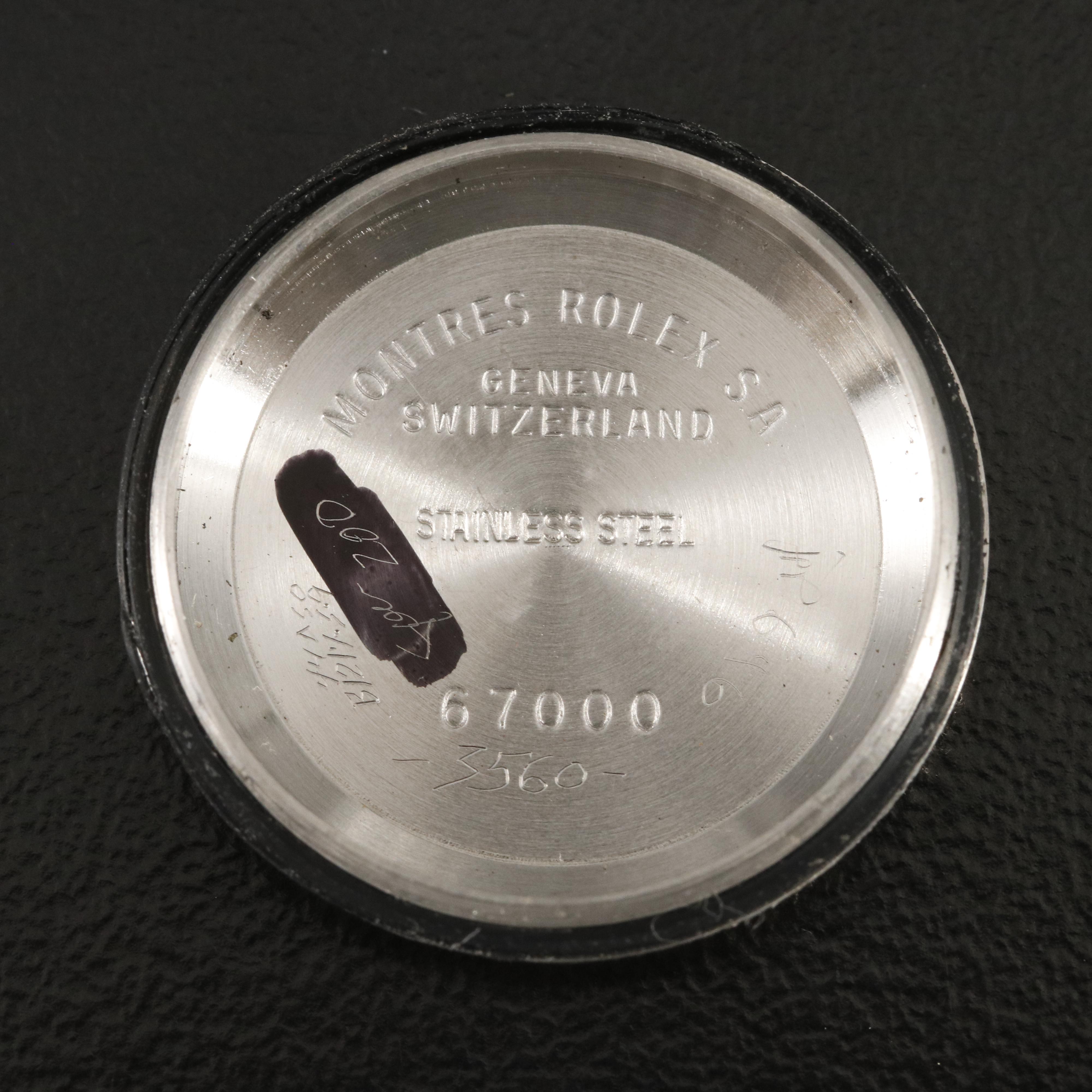 1986 Rolex Oyster Perpetual Diamond Bezel Watch