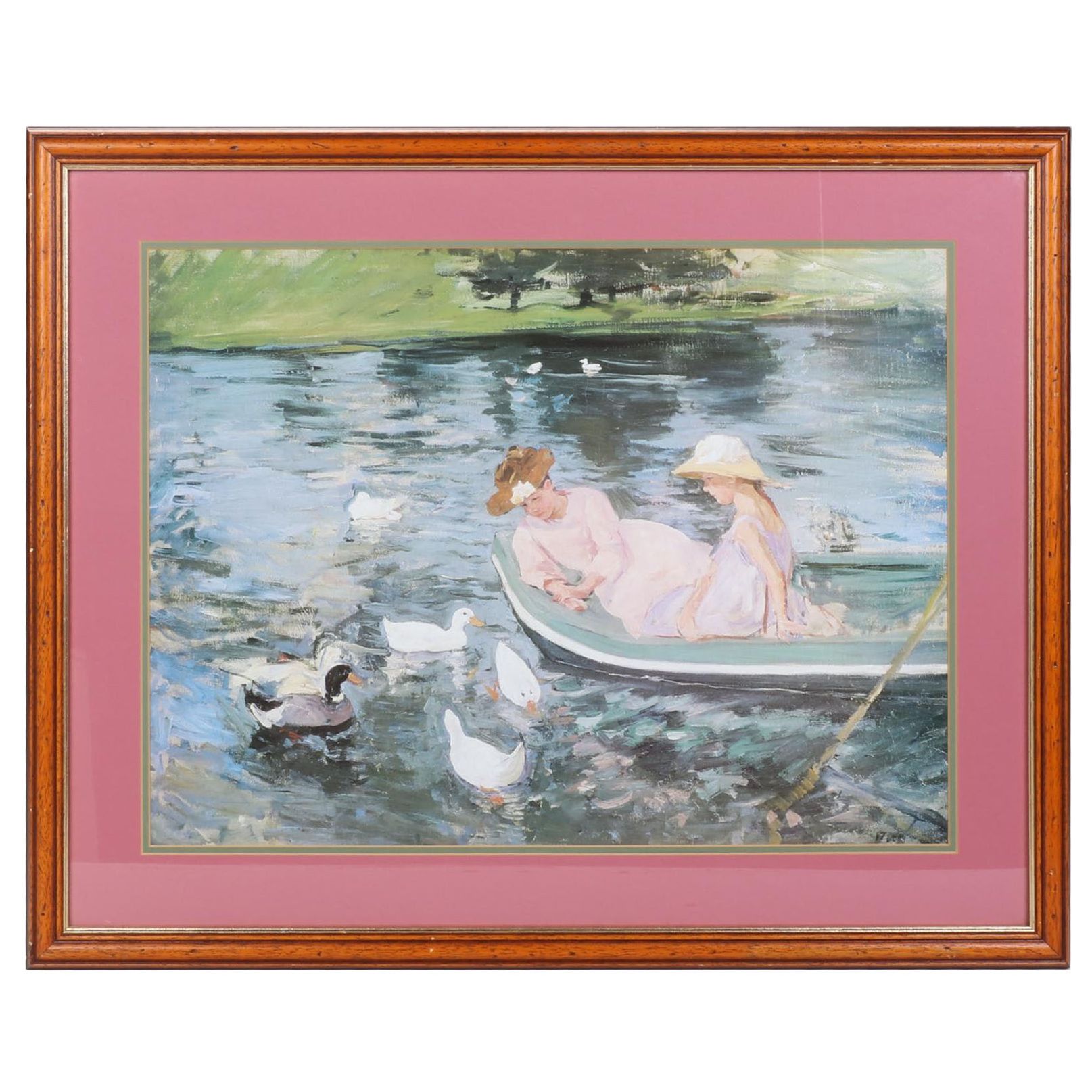 Offset Lithograph After Mary Cassatt "Summertime," Late 20th-21st Century