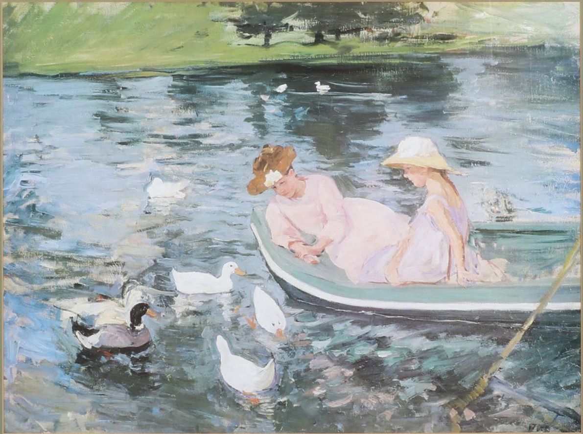 Offset Lithograph After Mary Cassatt "Summertime," Late 20th-21st Century