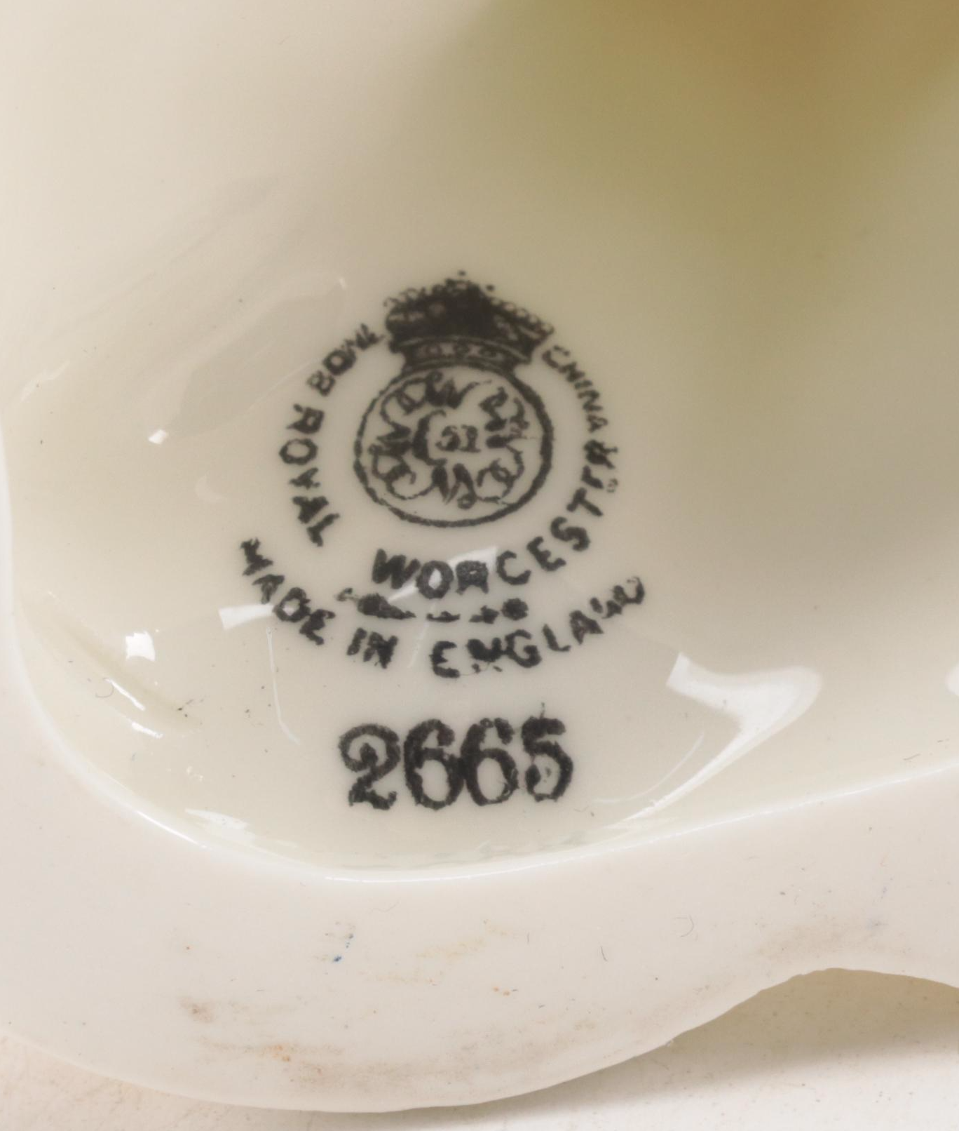 Royal Worcester Bone China Yellow Canary Figures with Monkey Motif Porcelain Box