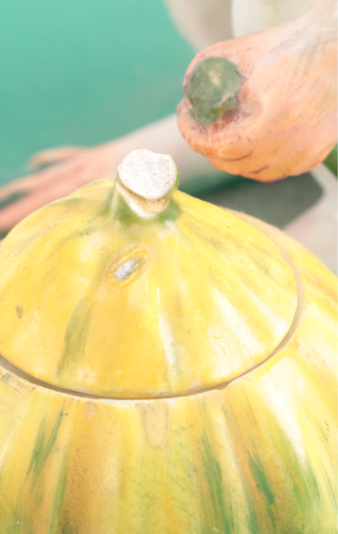 Royal Worcester Bone China Yellow Canary Figures with Monkey Motif Porcelain Box