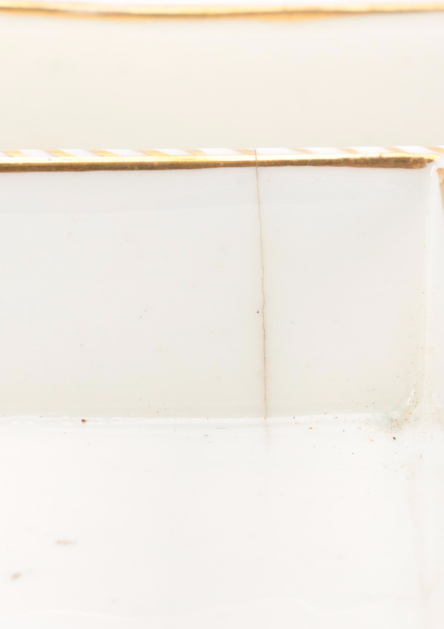 Royal Worcester Bone China Yellow Canary Figures with Monkey Motif Porcelain Box