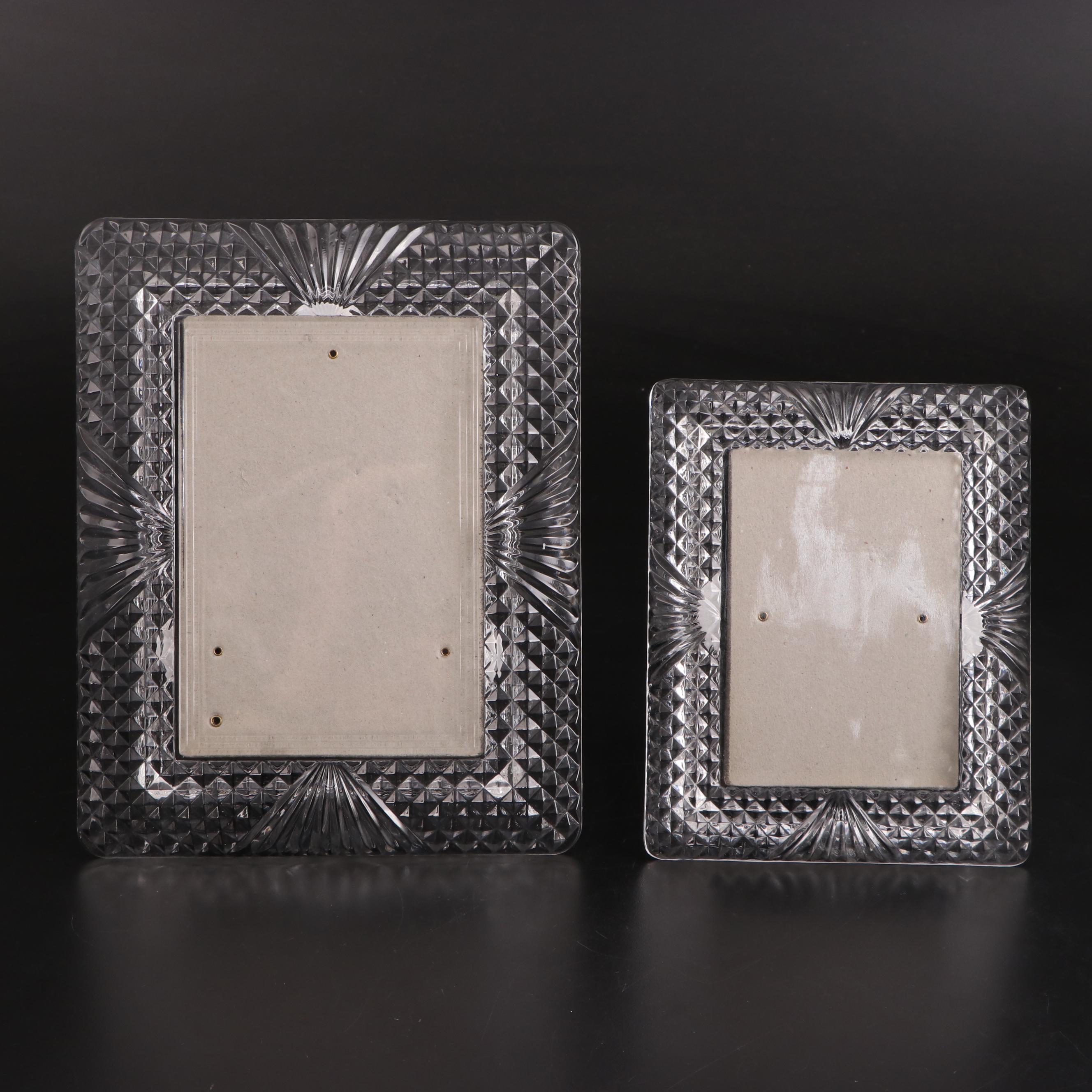Waterford, Marquis by Waterford and Other Crystal and Glass Photo Frames
