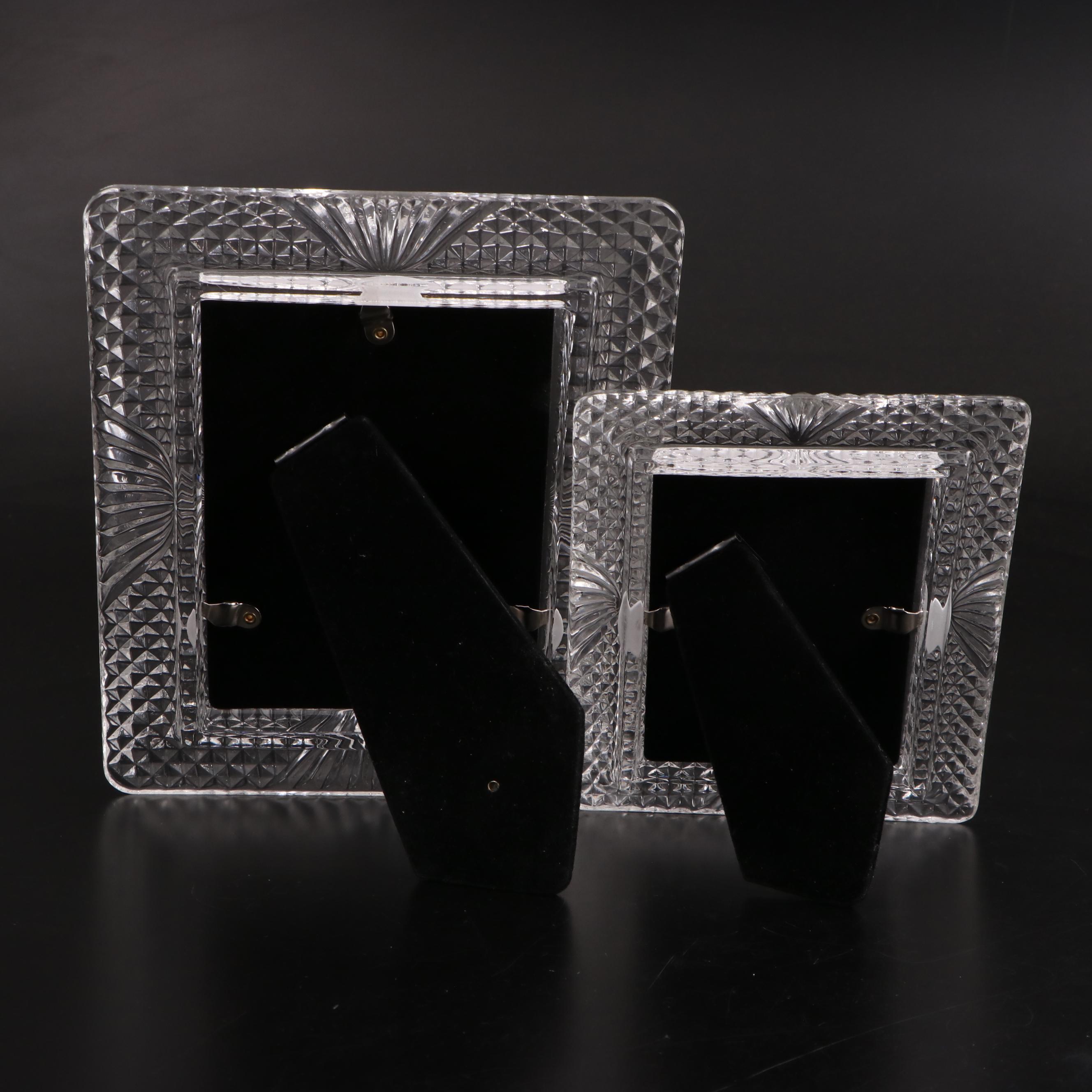 Waterford, Marquis by Waterford and Other Crystal and Glass Photo Frames