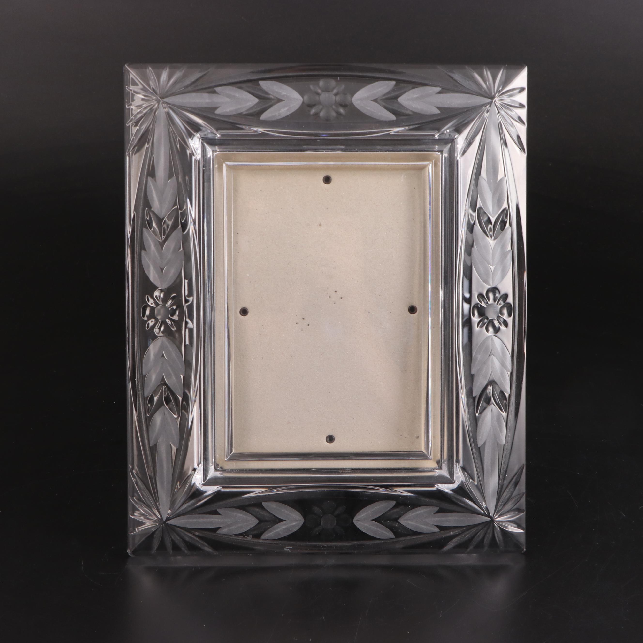 Waterford, Marquis by Waterford and Other Crystal and Glass Photo Frames