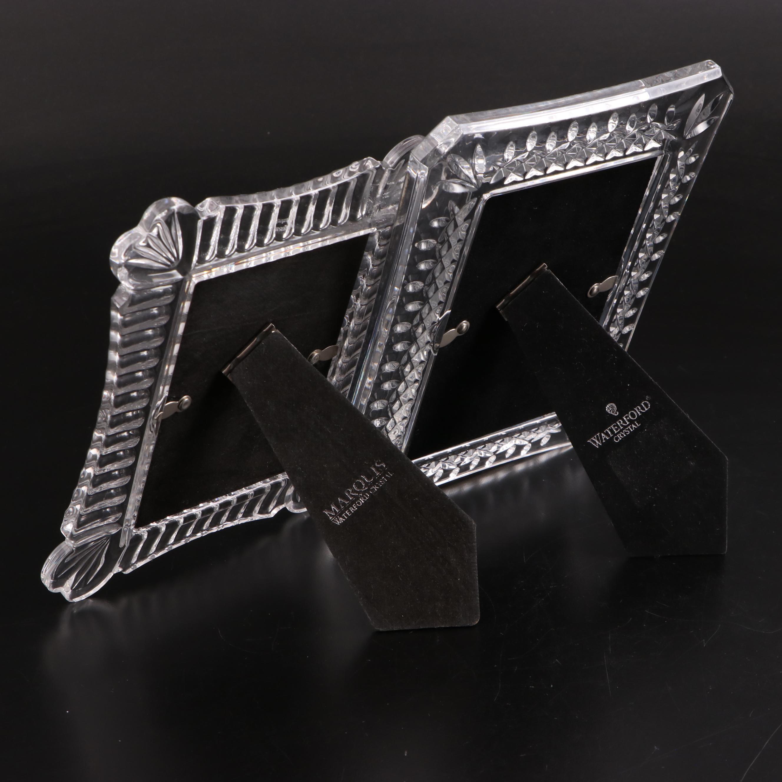 Waterford, Marquis by Waterford and Other Crystal and Glass Photo Frames
