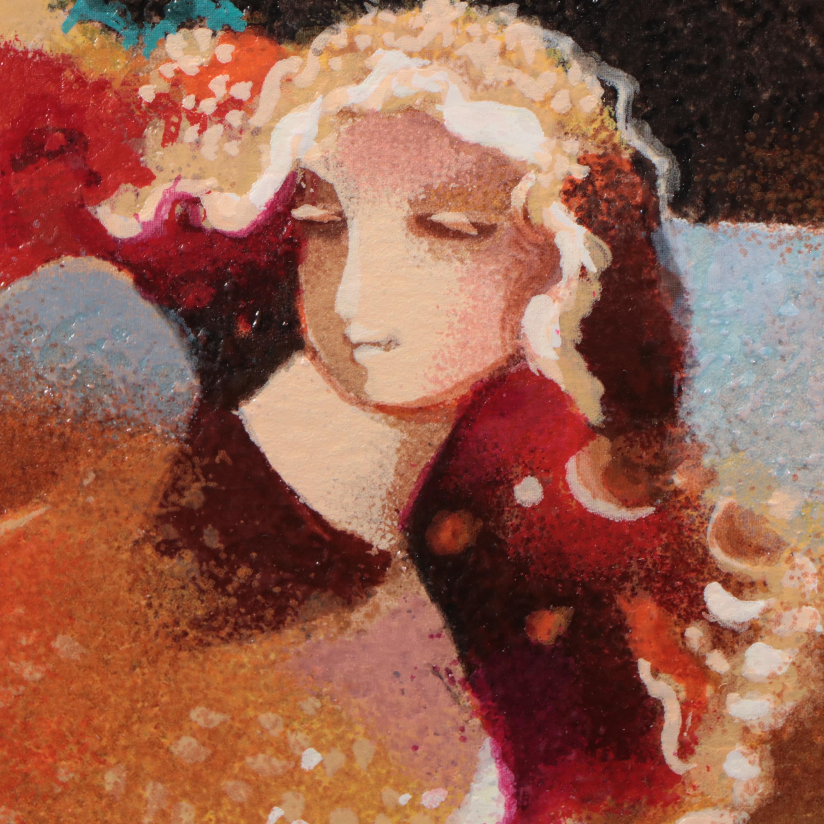 Galina Datloof Serigraph "Tranquil Moment"