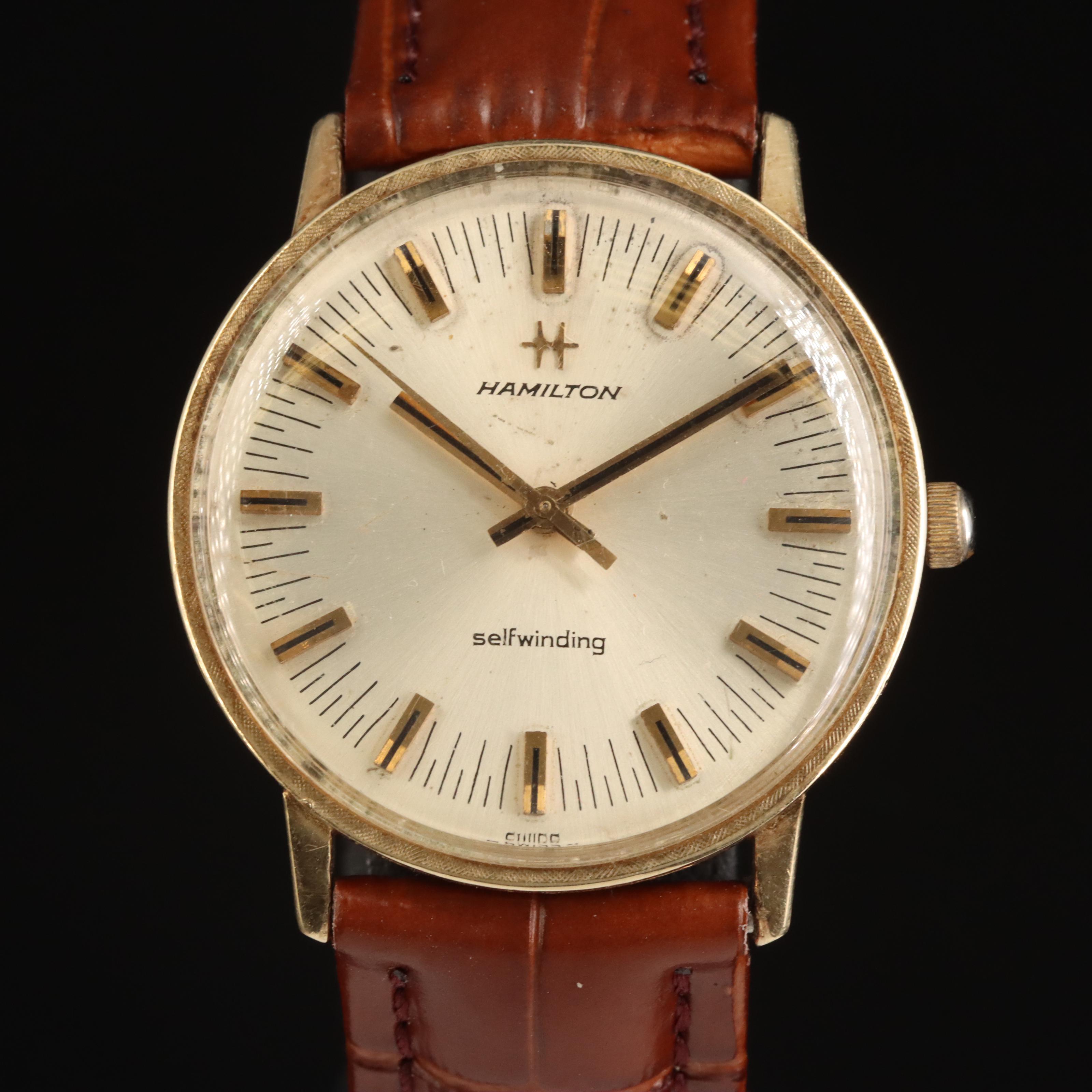 14K Hamilton Self Winding Watch