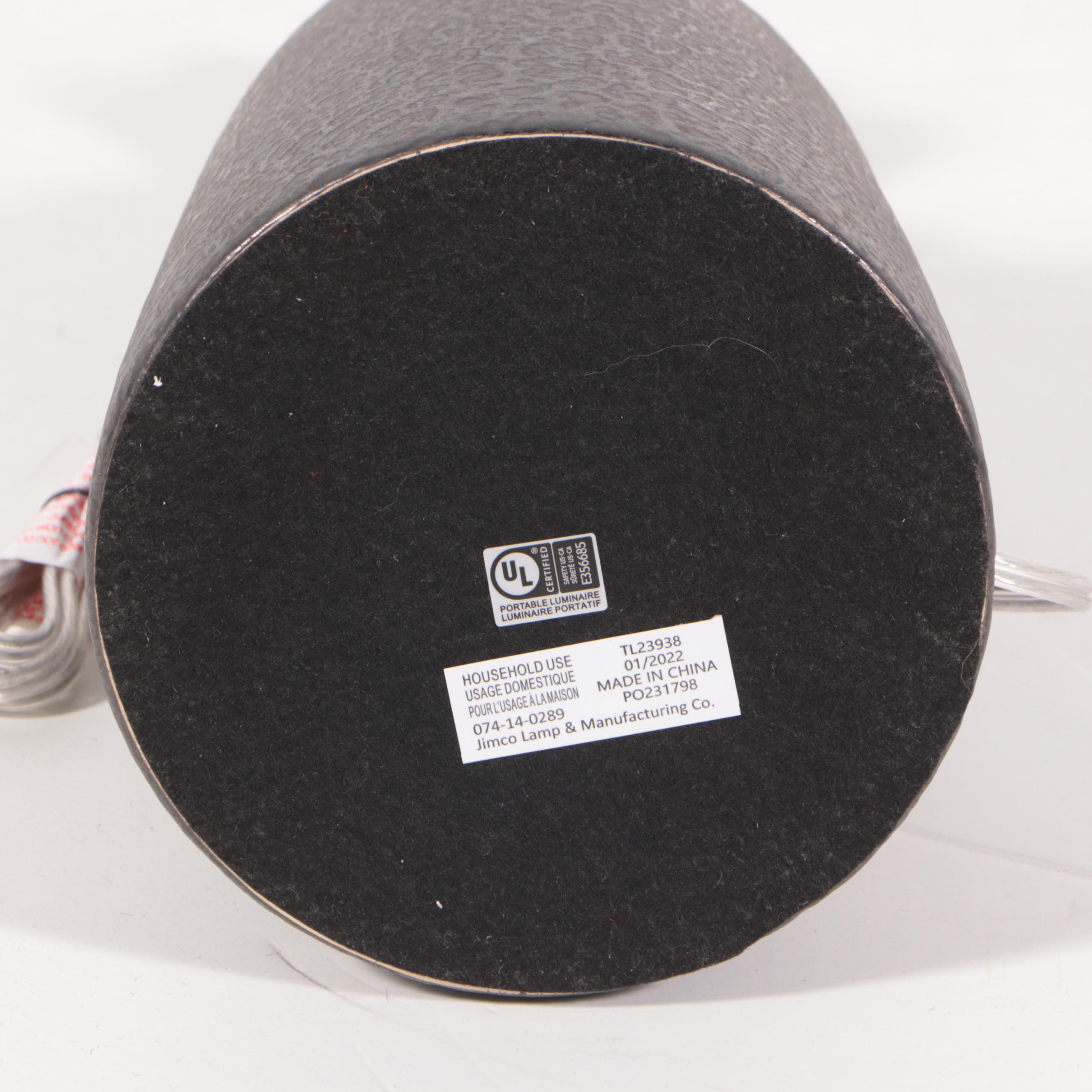 Pair of Threshold Textured Ceramic Table Lamps