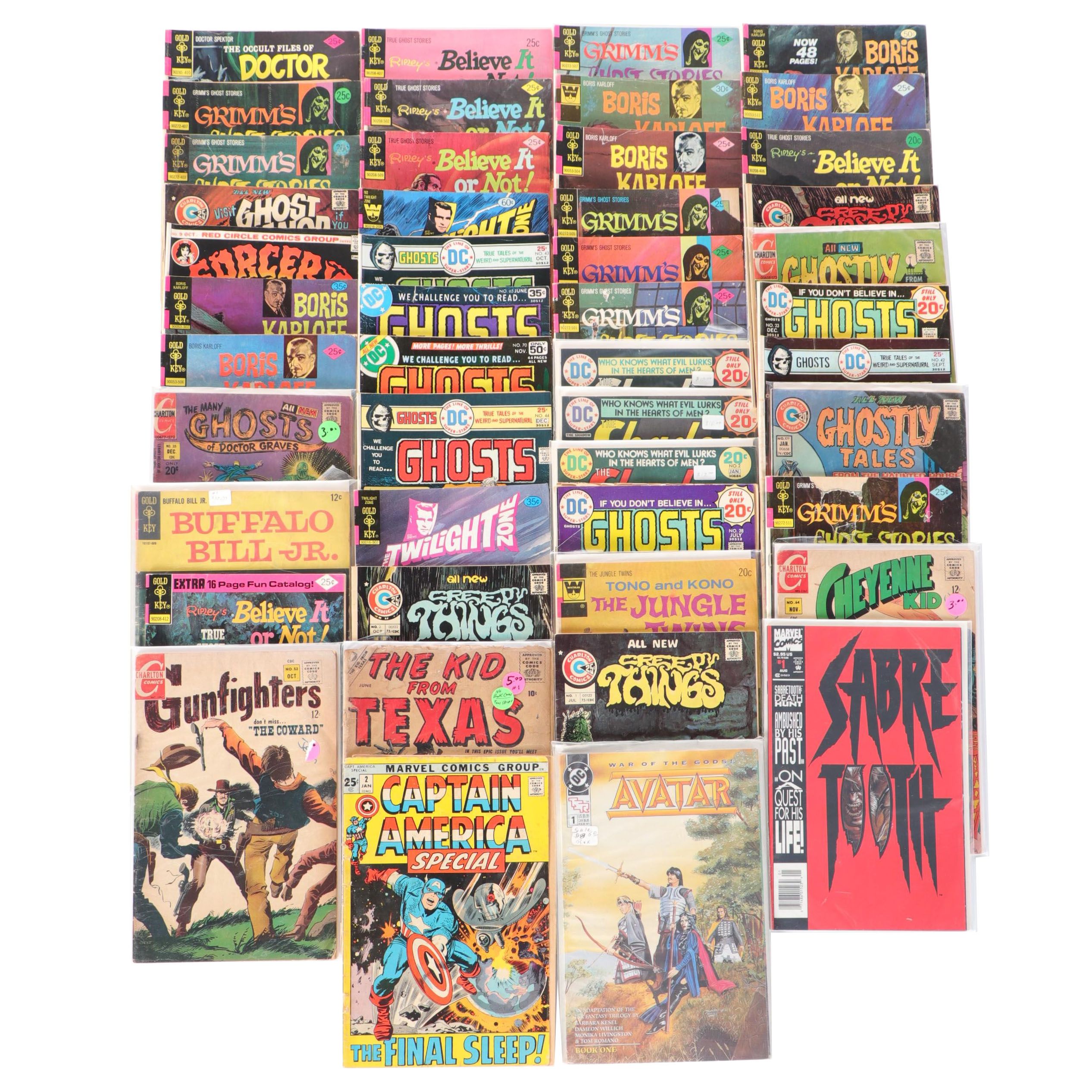 Silver Age and More, Gold Key, Charlton, Other Comic Books With First Editions