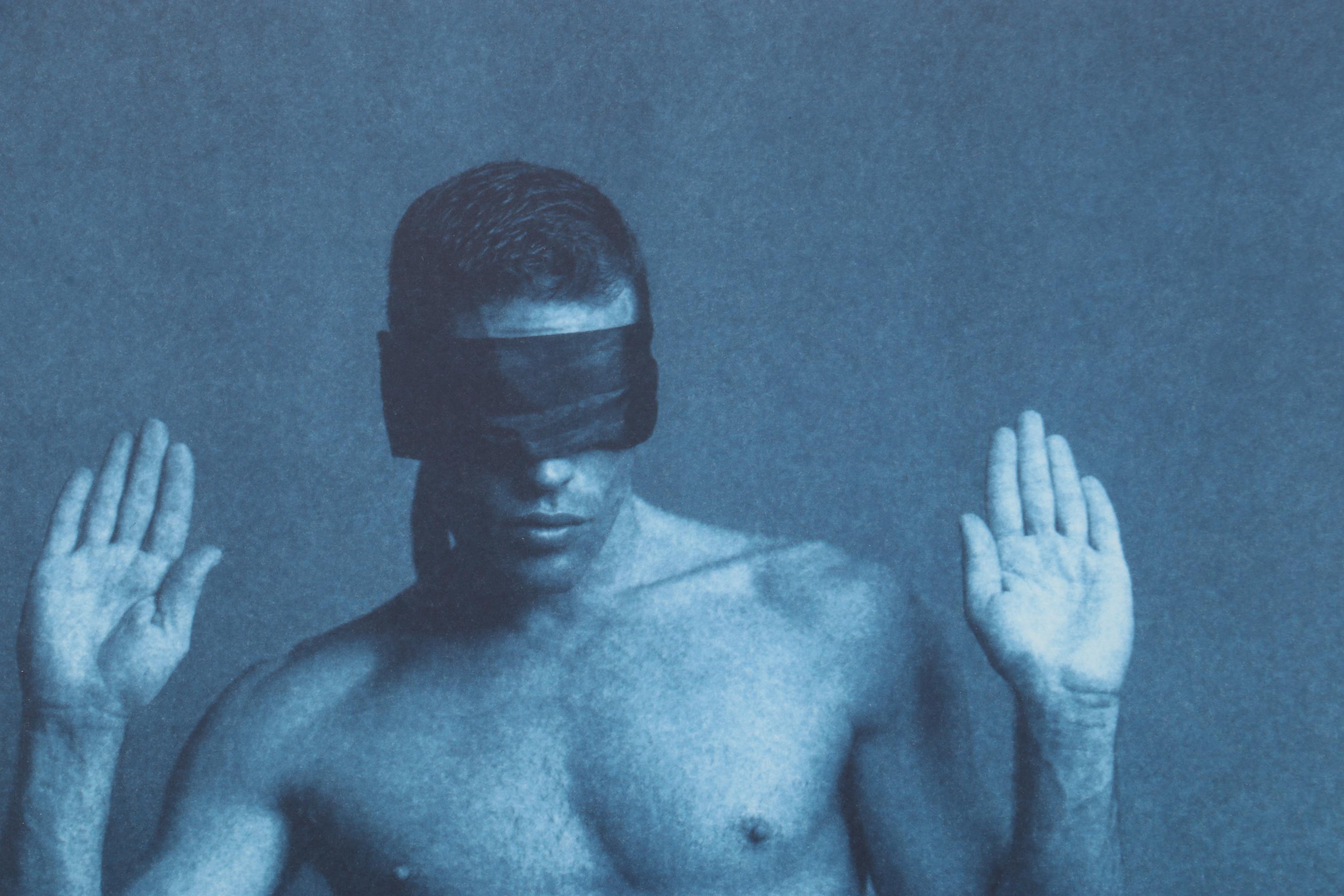 John Dugdale Photogravure "Night's Watch (Hands Up)," 2002