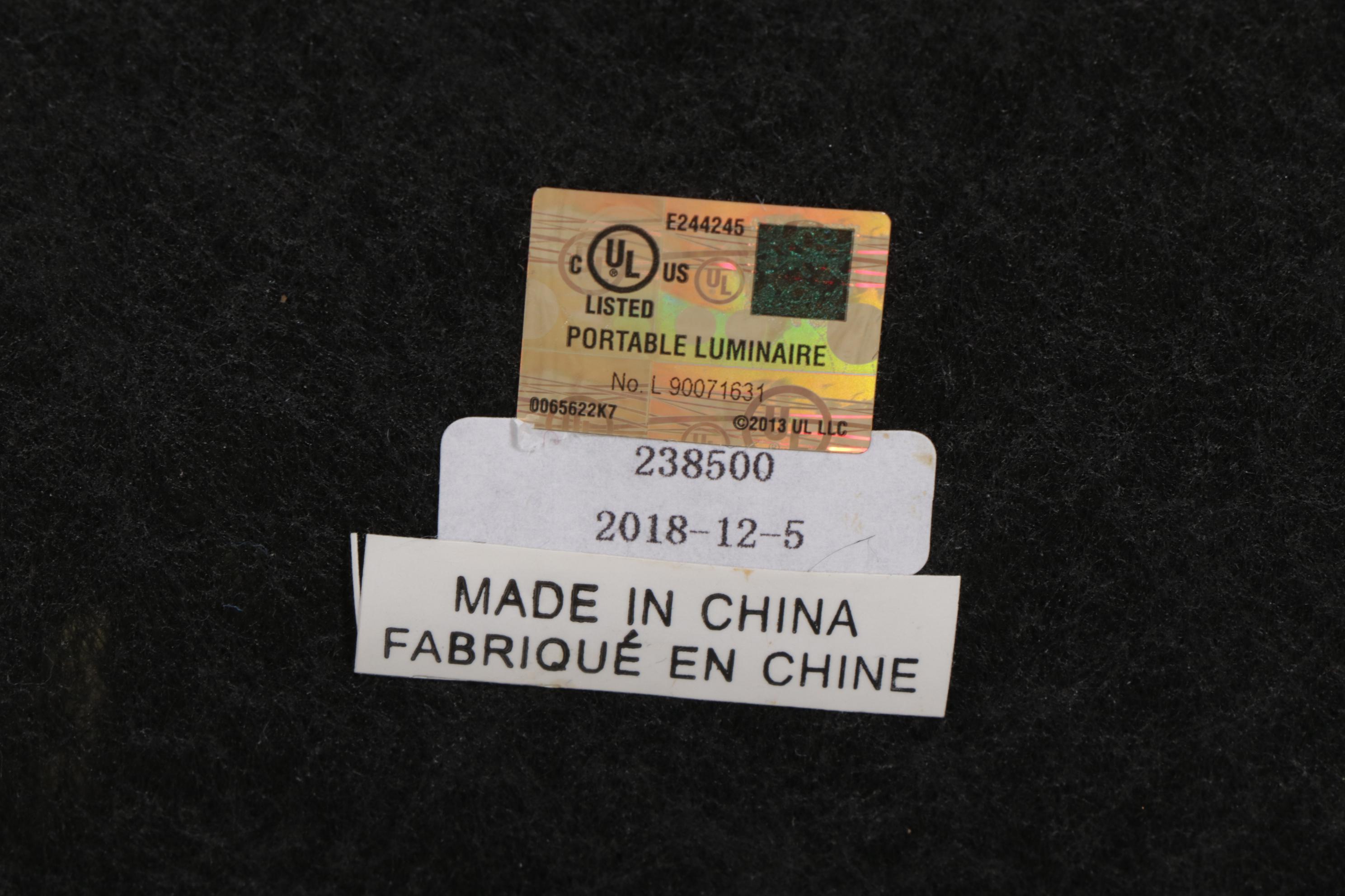 Pair of Kate Spade Black Ceramic Table Lamps, 21st Century