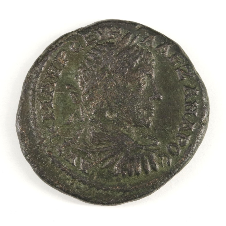 Ancient Moesia Inferior, Dionysoplis AE25 Coin of Severus Alexander, ca. 222 AD
